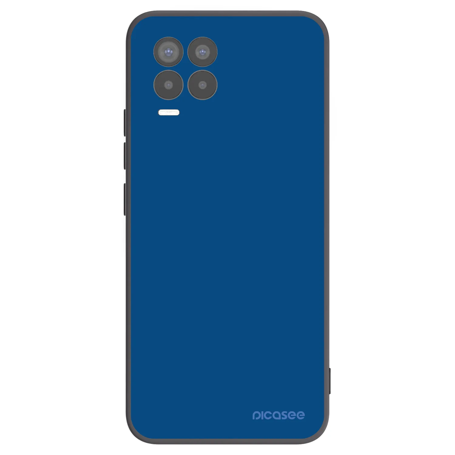 Picasee silikónový čierny obal pre Realme 8 4G - Navy Blue