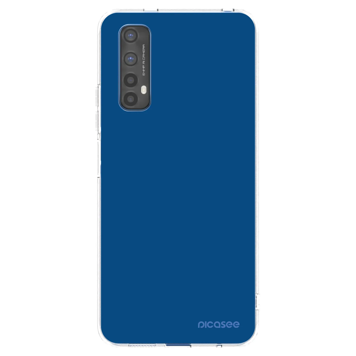Picasee silikónový prehľadný obal pre Realme 7 - Navy Blue