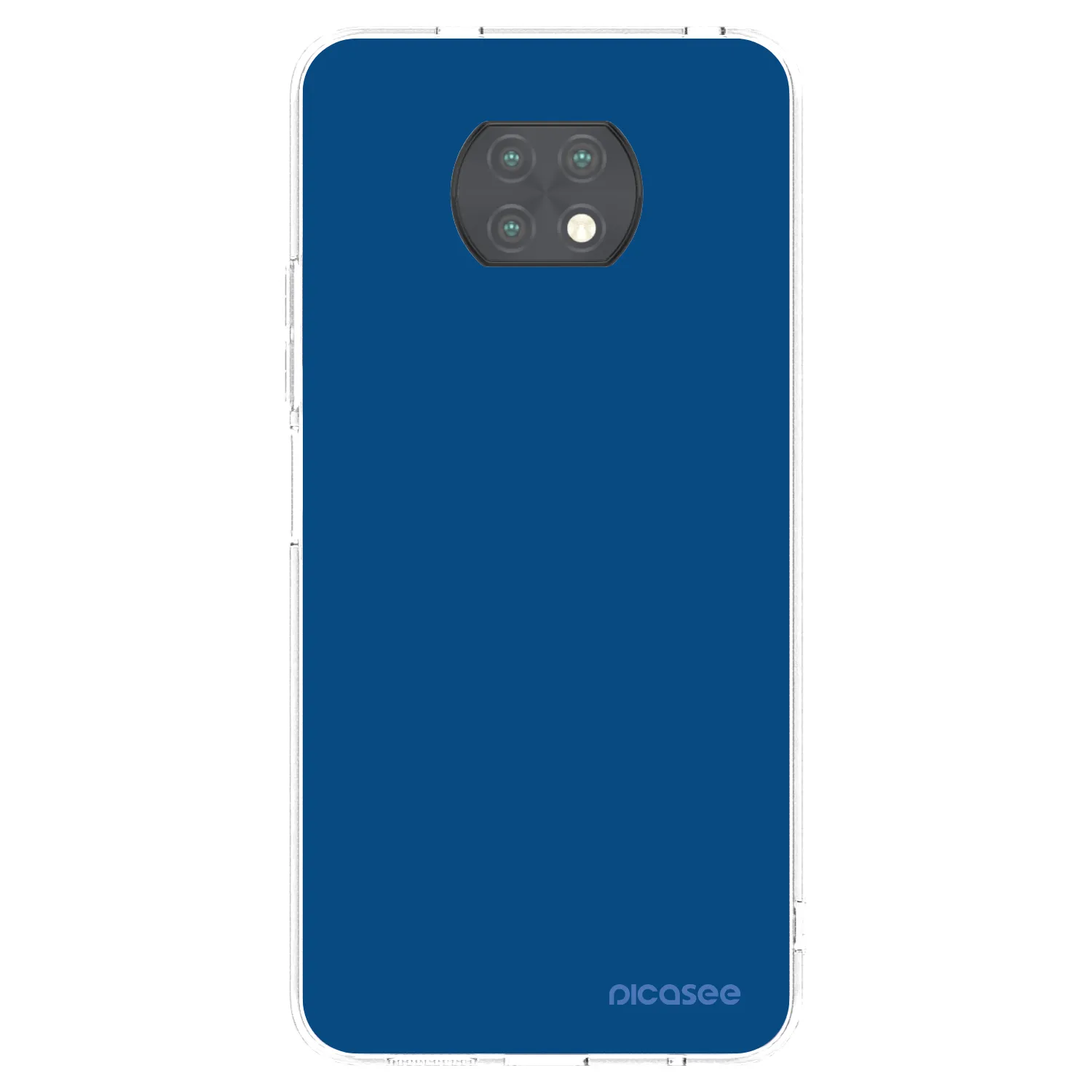 Picasee silikónový prehľadný obal pre Xiaomi Redmi Note 9T - Navy Blue