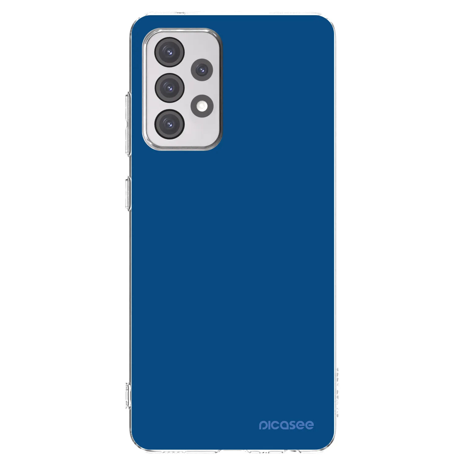 Picasee silikónový prehľadný obal pre Samsung Galaxy A52s 5G A528B - Navy Blue