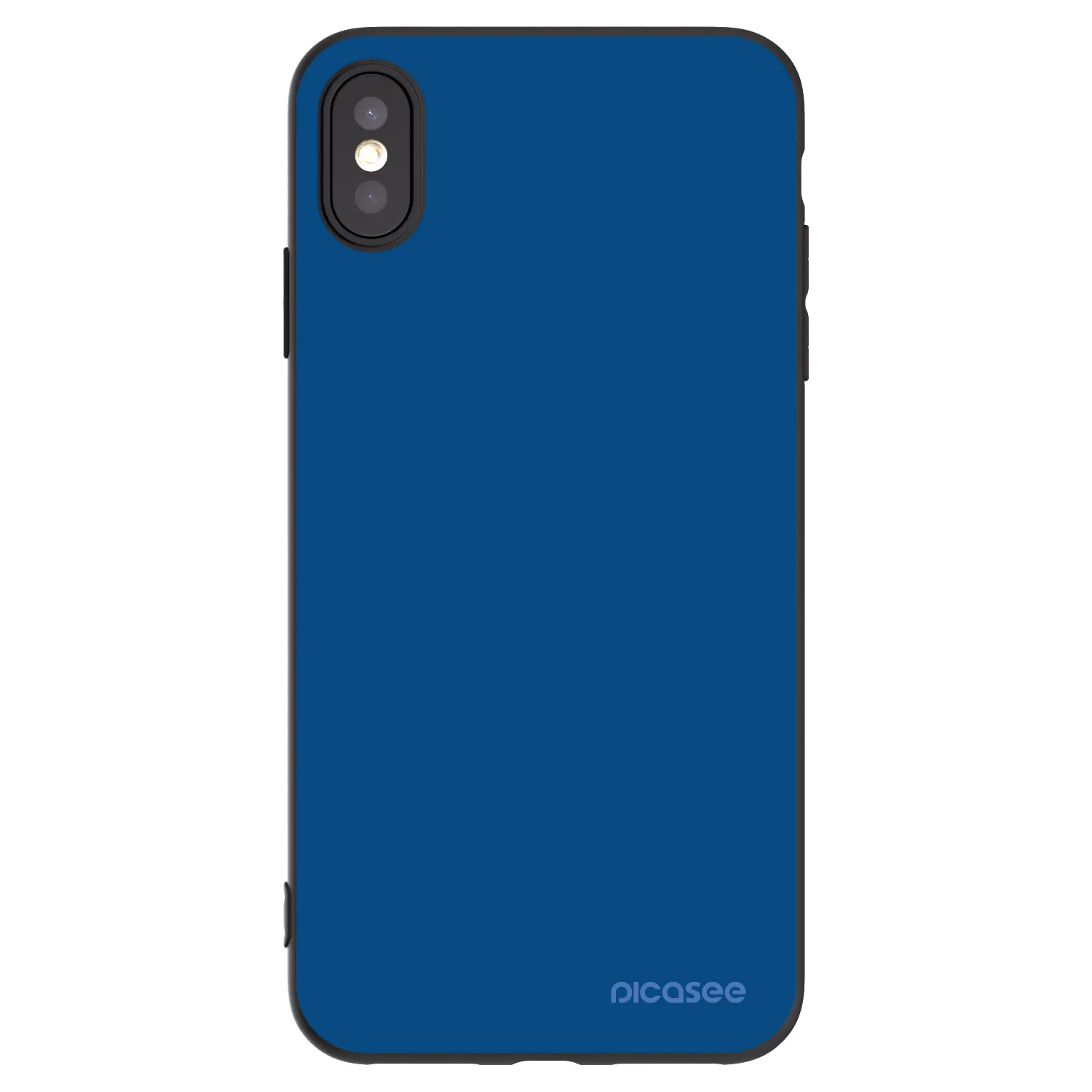 Picasee silikónový čierny obal pre Apple iPhone XS Max - Navy Blue