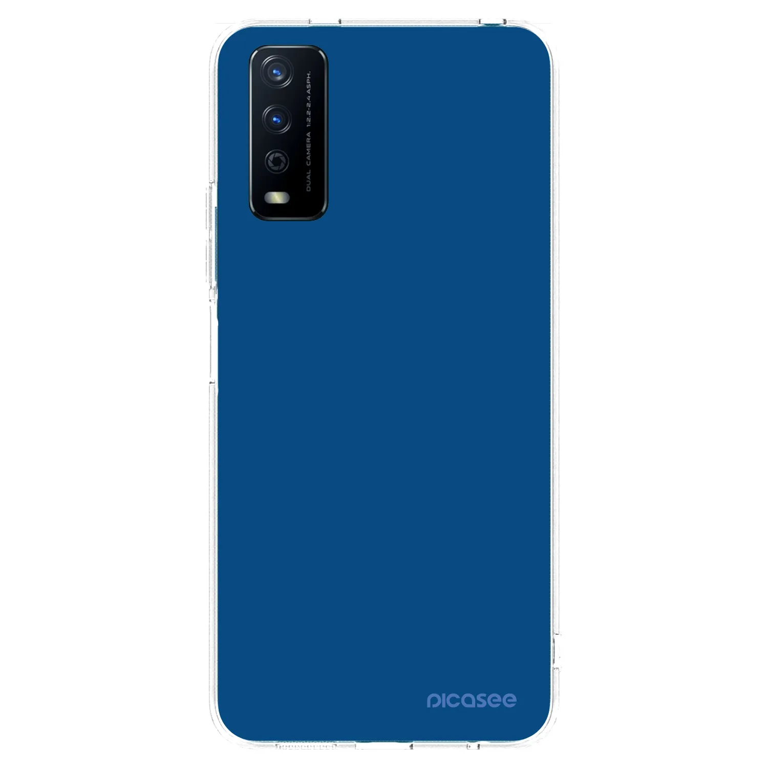 Picasee silikónový prehľadný obal pre Vivo Y11s - Navy Blue