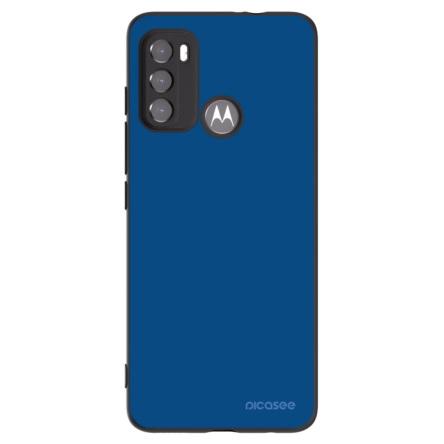 Picasee silikónový čierny obal pre Motorola Moto G60 - Navy Blue