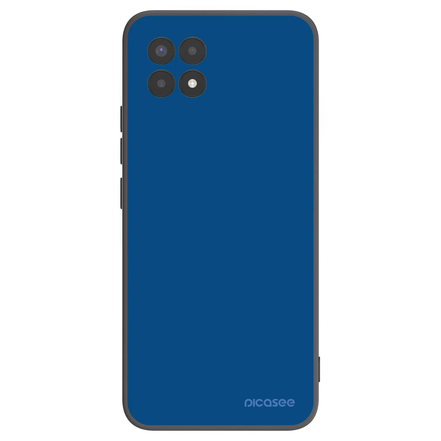 Picasee silikónový čierny obal pre Realme 8i - Navy Blue