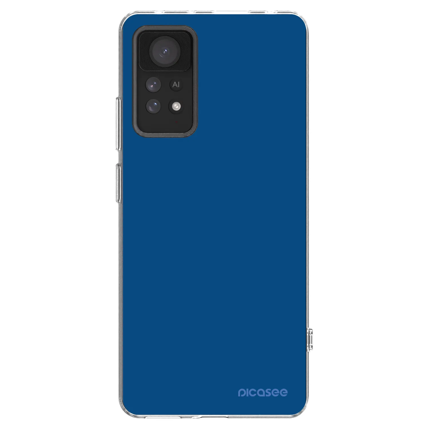 Picasee silikónový prehľadný obal pre Xiaomi Redmi Note 11 Pro 5G - Navy Blue