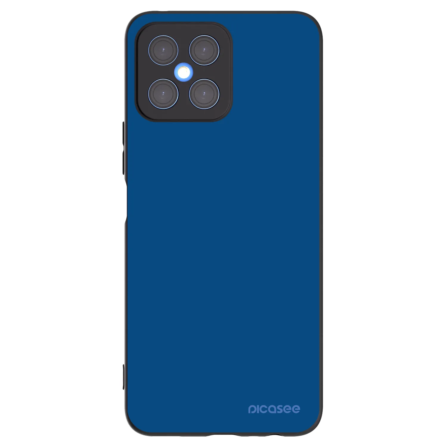 Picasee silikónový čierny obal pre Honor X8 4G - Navy Blue