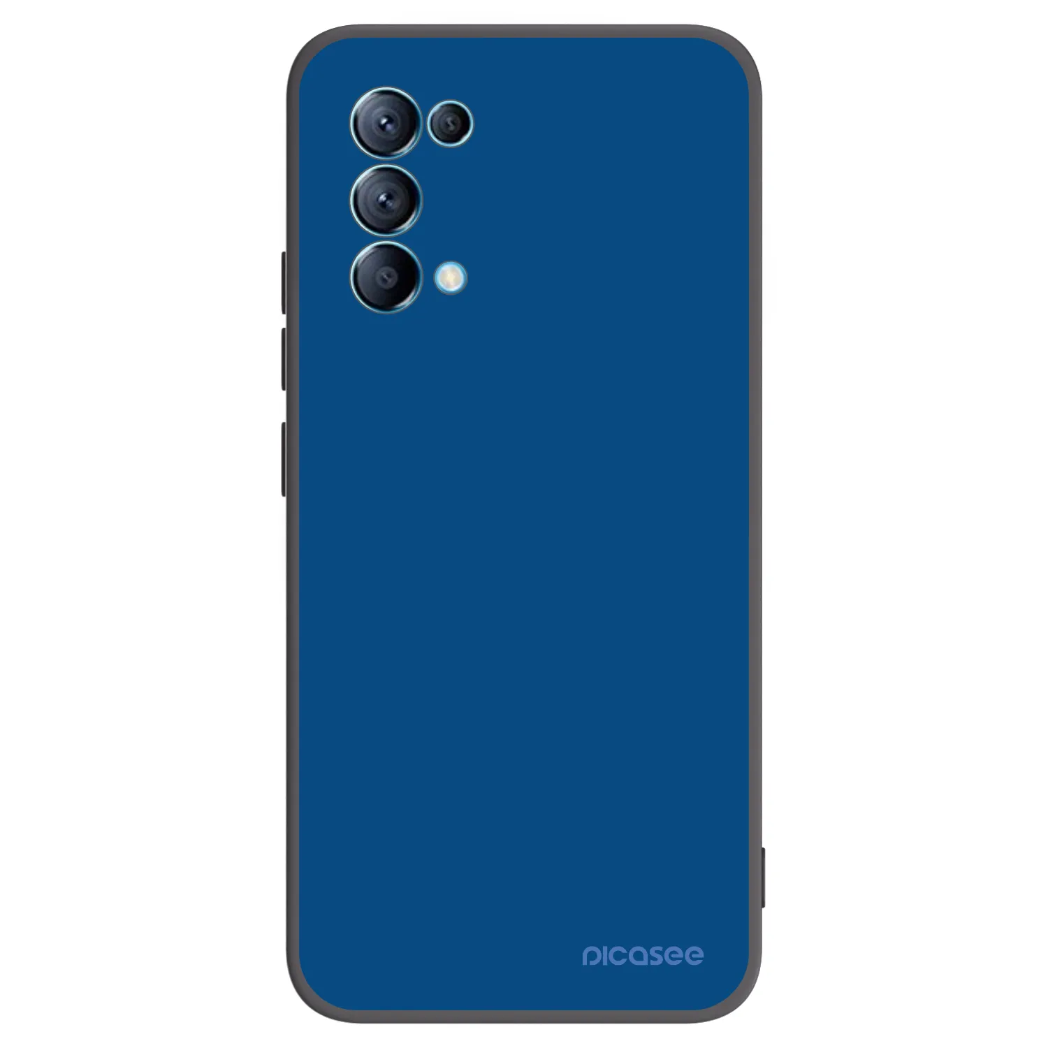 Picasee silikónový čierny obal pre OPPO A16s - Navy Blue