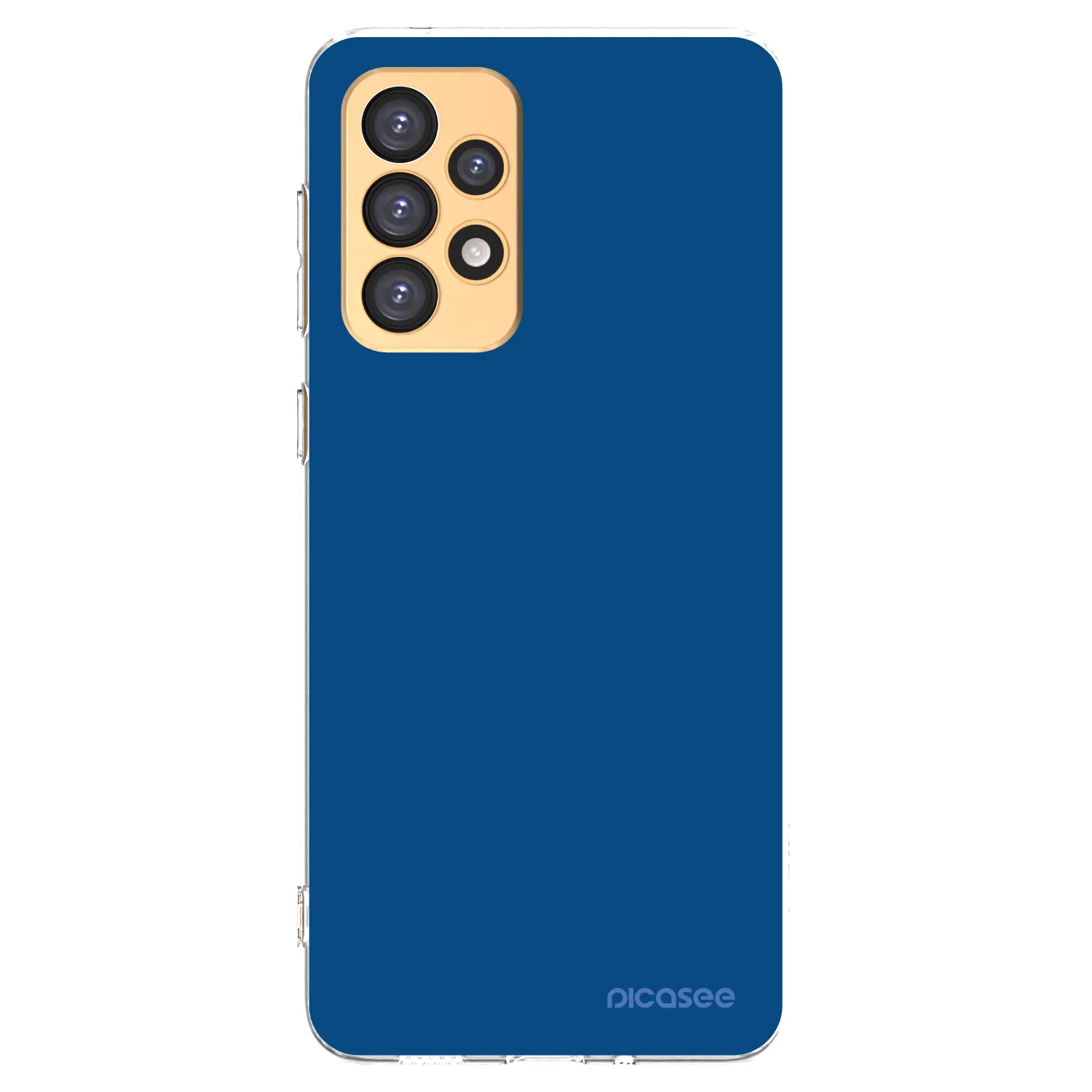 Picasee silikónový prehľadný obal pre Samsung Galaxy A33 5G A336 - Navy Blue