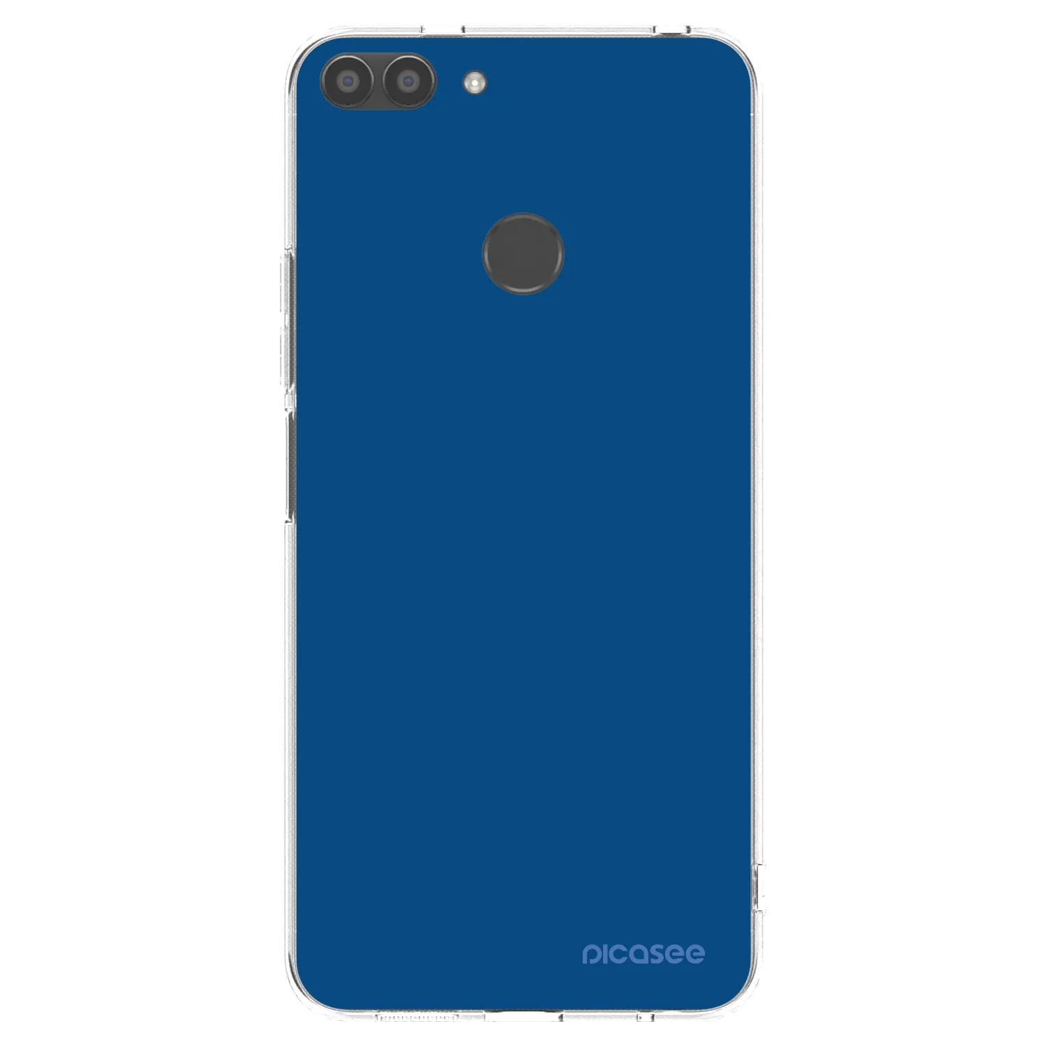 Picasee silikónový prehľadný obal pre Huawei P Smart - Navy Blue