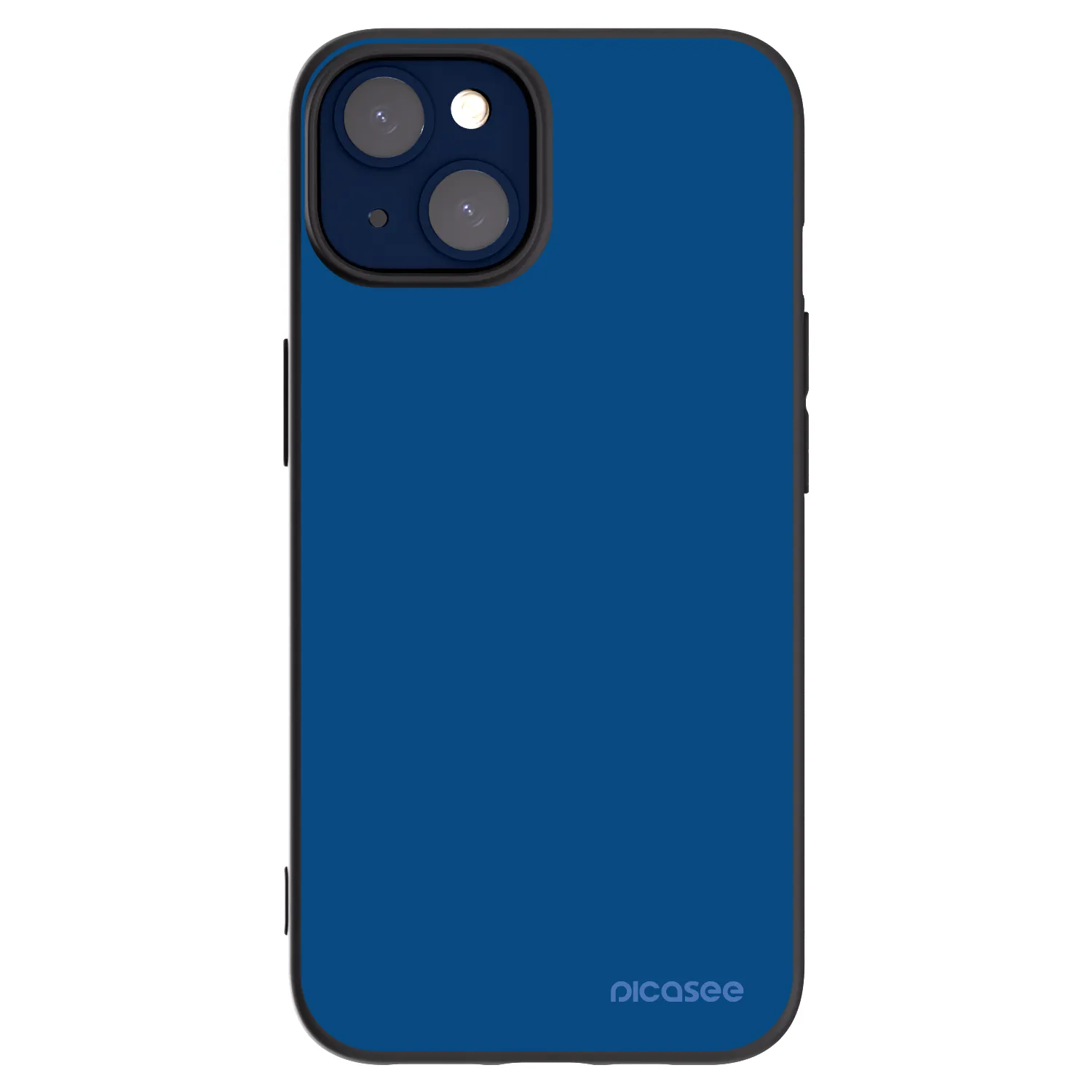 Silikónový čierny obal pre Apple iPhone 14 - Navy Blue