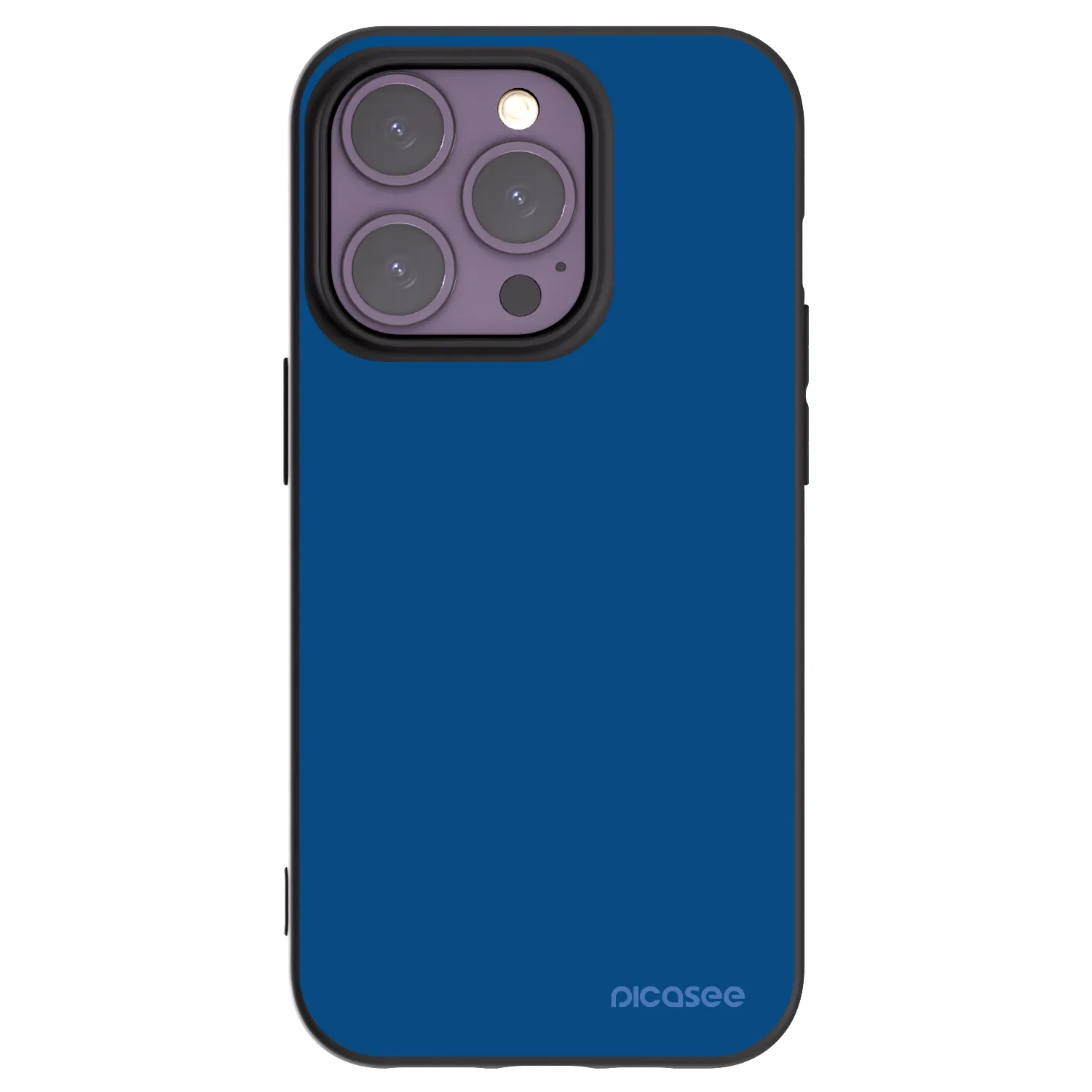 Picasee silikónový čierny obal pre Apple iPhone 14 Pro - Navy Blue