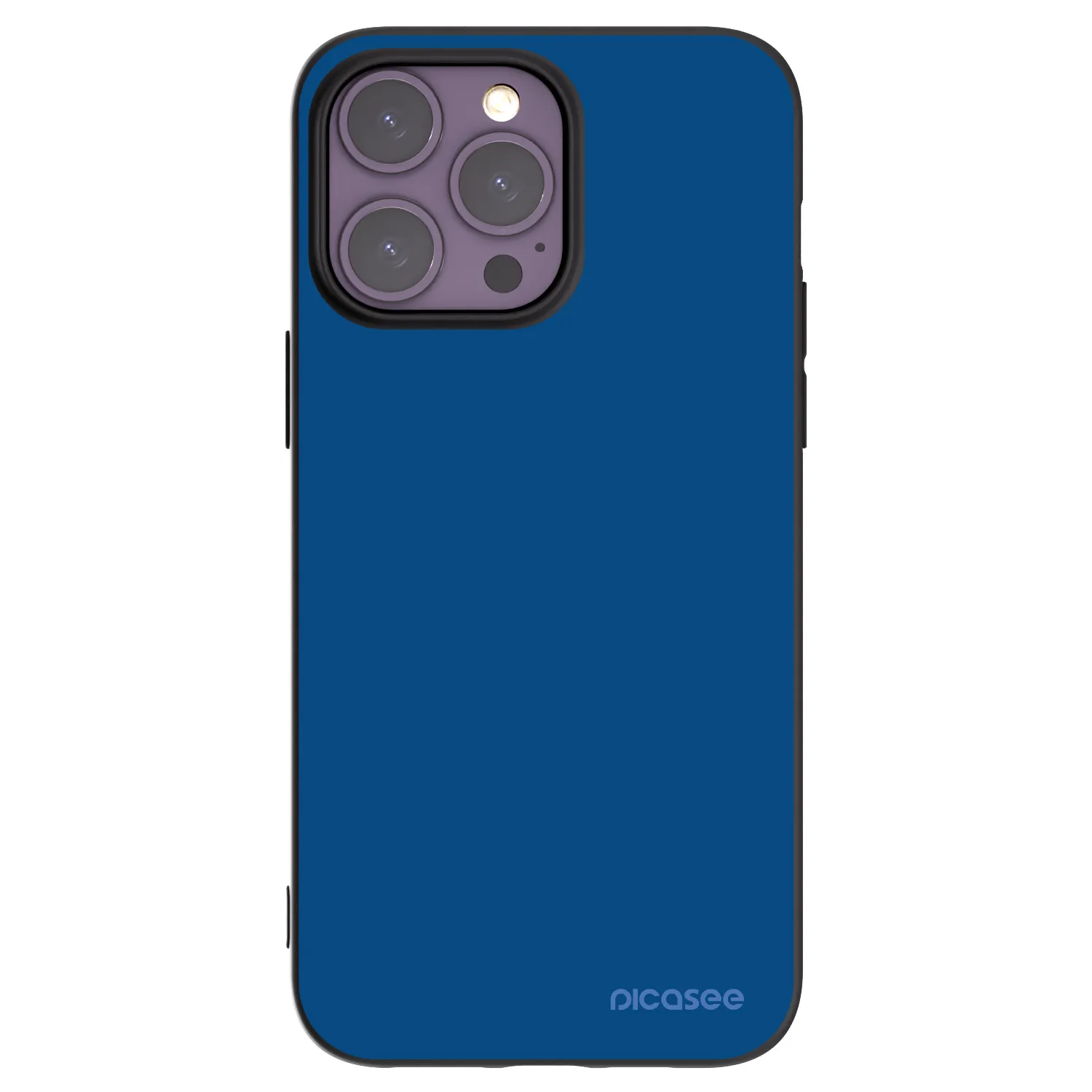 Picasee silikónový čierny obal pre Apple iPhone 14 Pro Max - Navy Blue