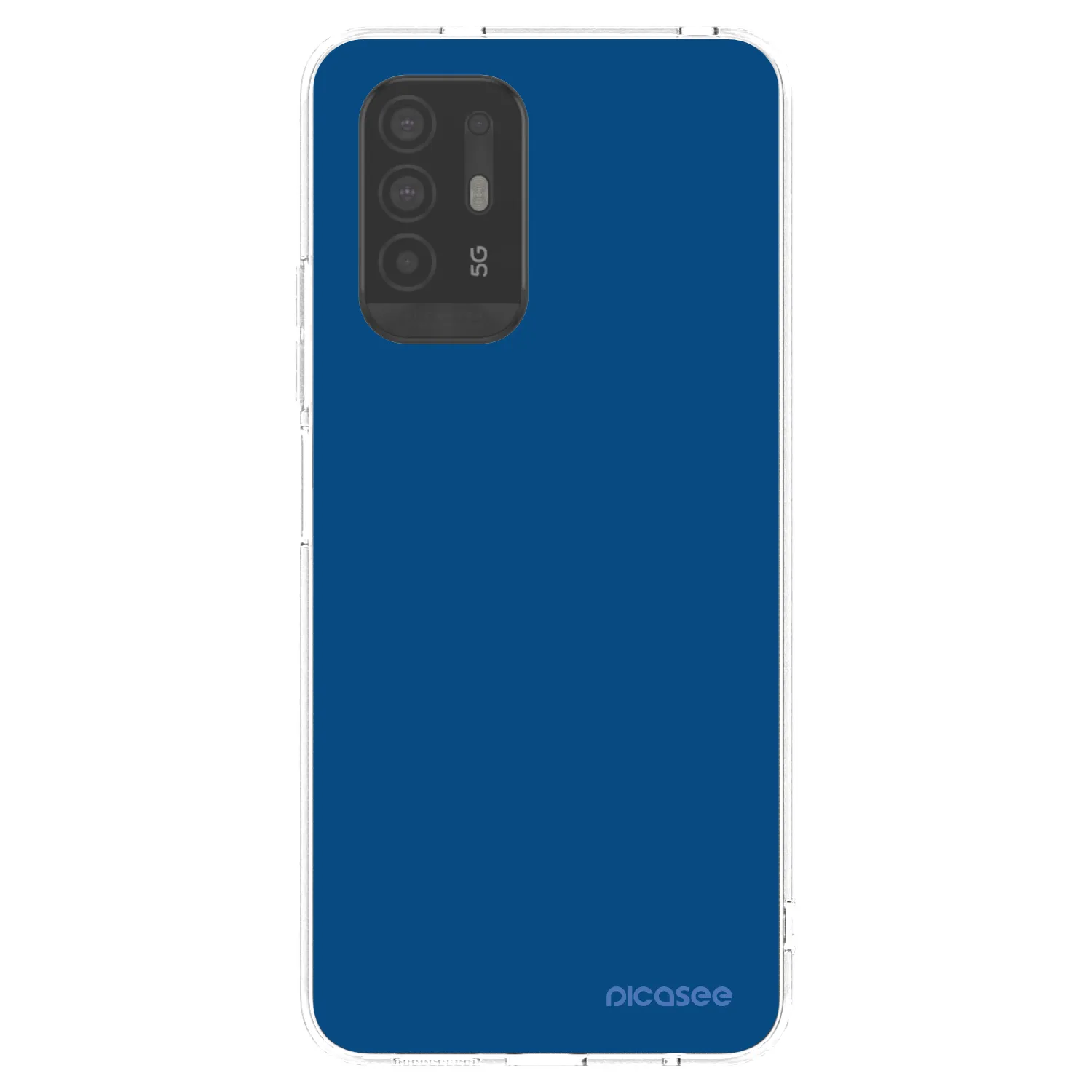Picasee silikónový prehľadný obal pre OPPO A94 5G - Navy Blue