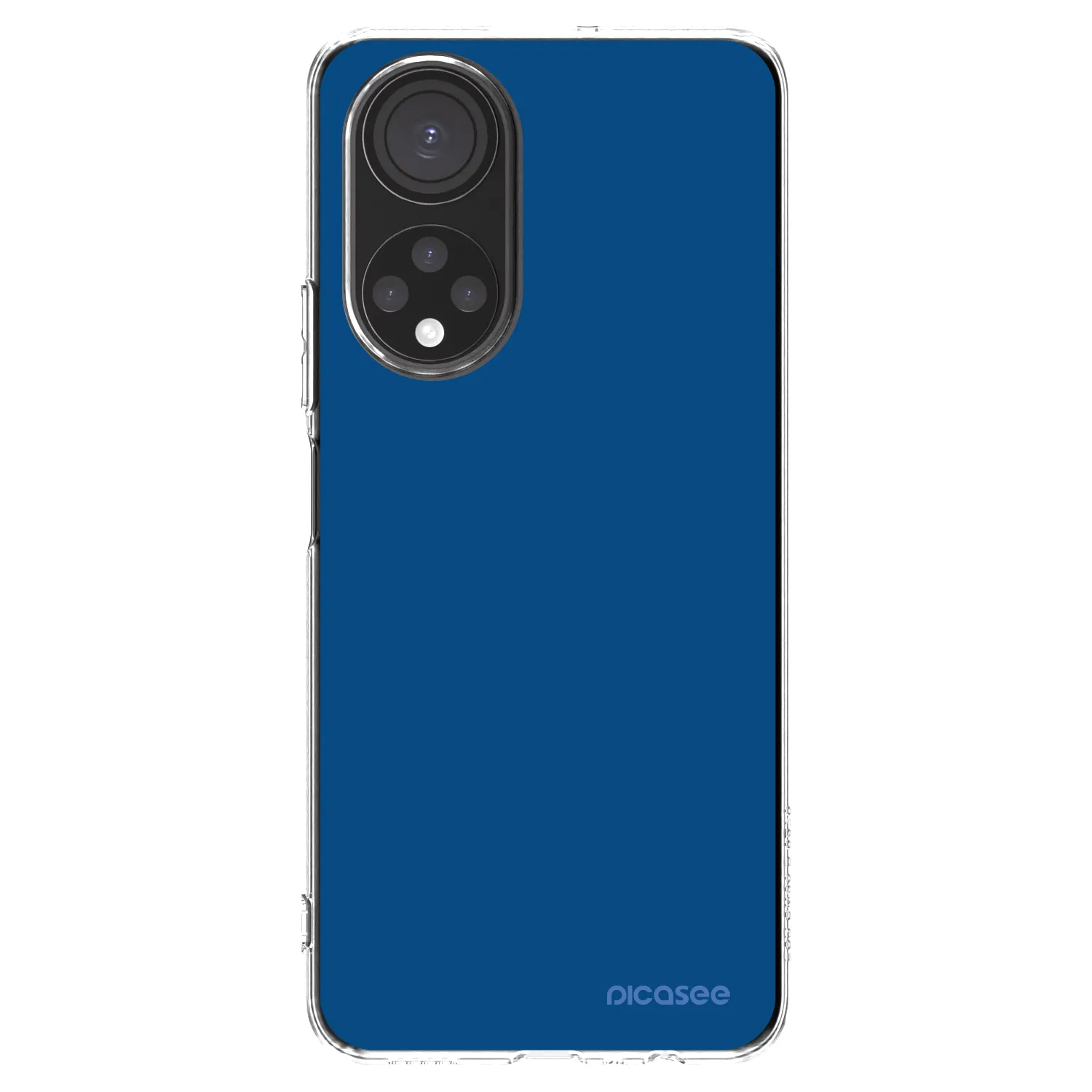 Picasee silikónový prehľadný obal pre Honor X7 - Navy Blue