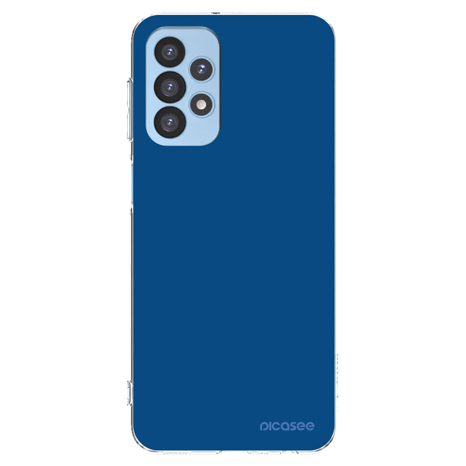 Picasee silikónový prehľadný obal pre Samsung Galaxy A23 A235F 4G - Navy Blue