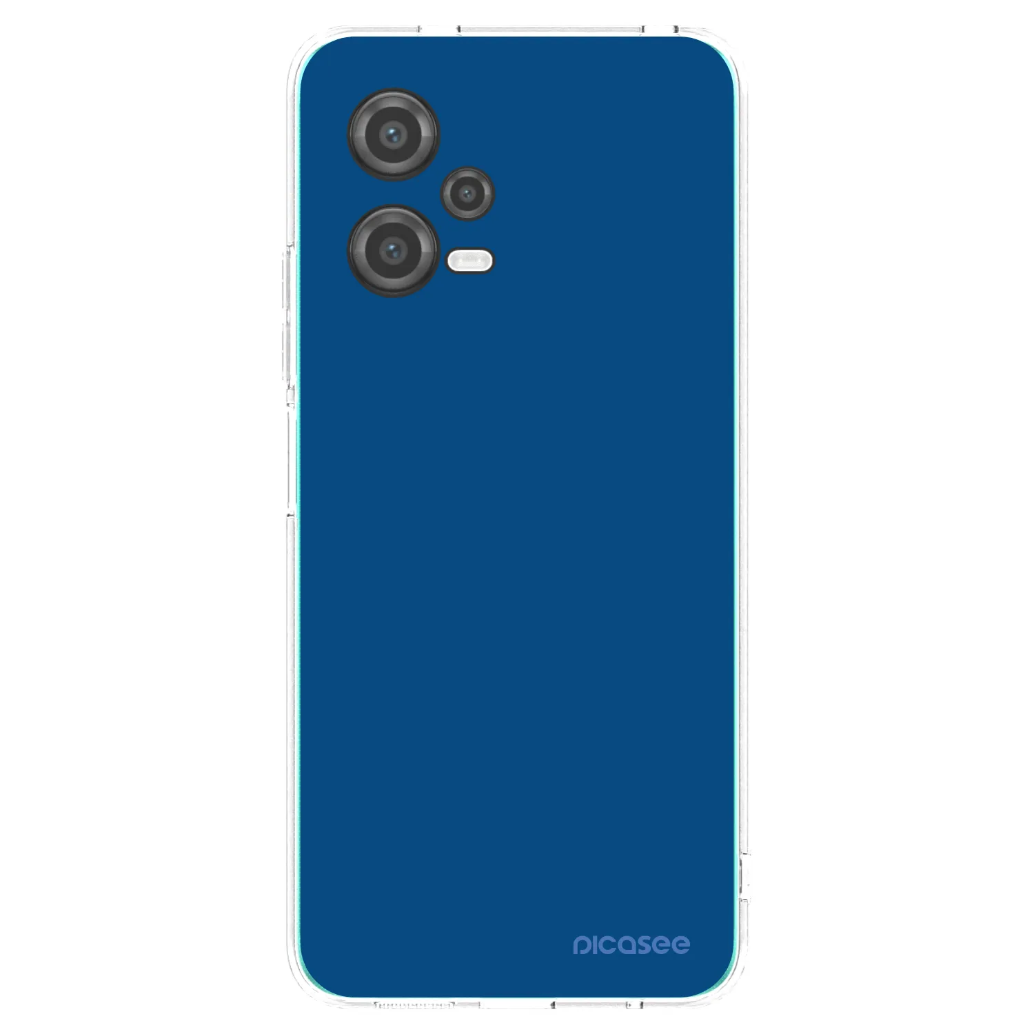Picasee silikónový prehľadný obal pre Xiaomi Poco X5 - Navy Blue