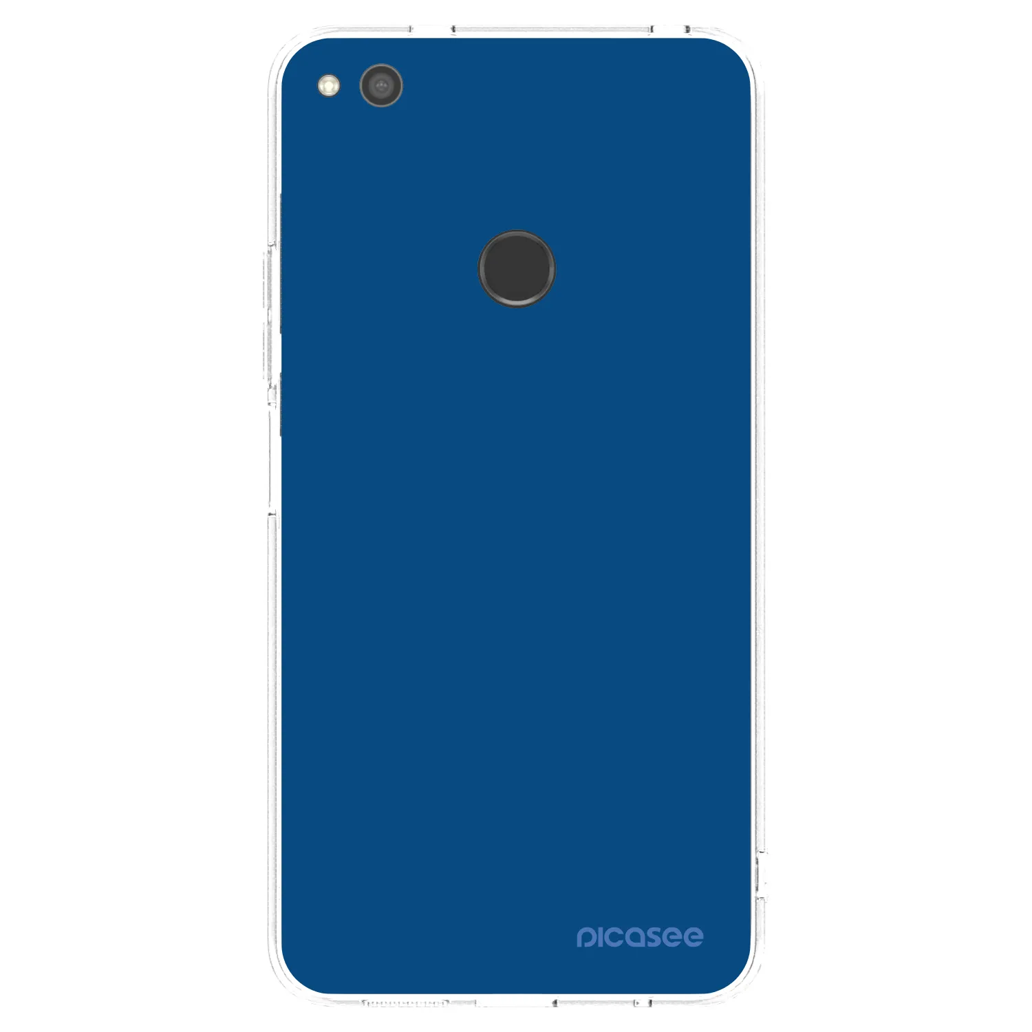 Picasee silikónový prehľadný obal pre Huawei P9 Lite 2017 - Navy Blue