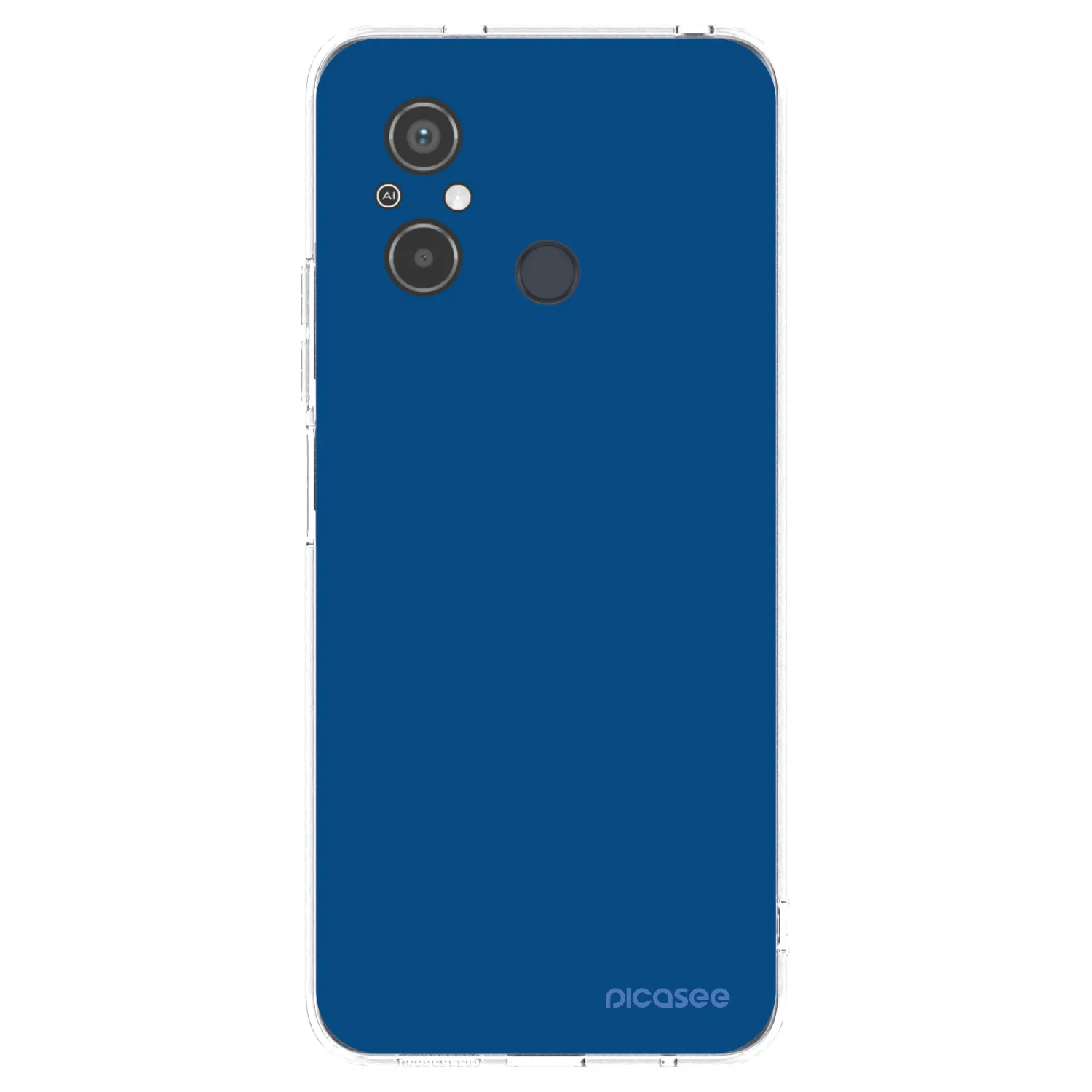 Picasee silikónový prehľadný obal pre Xiaomi Redmi 12C - Navy Blue
