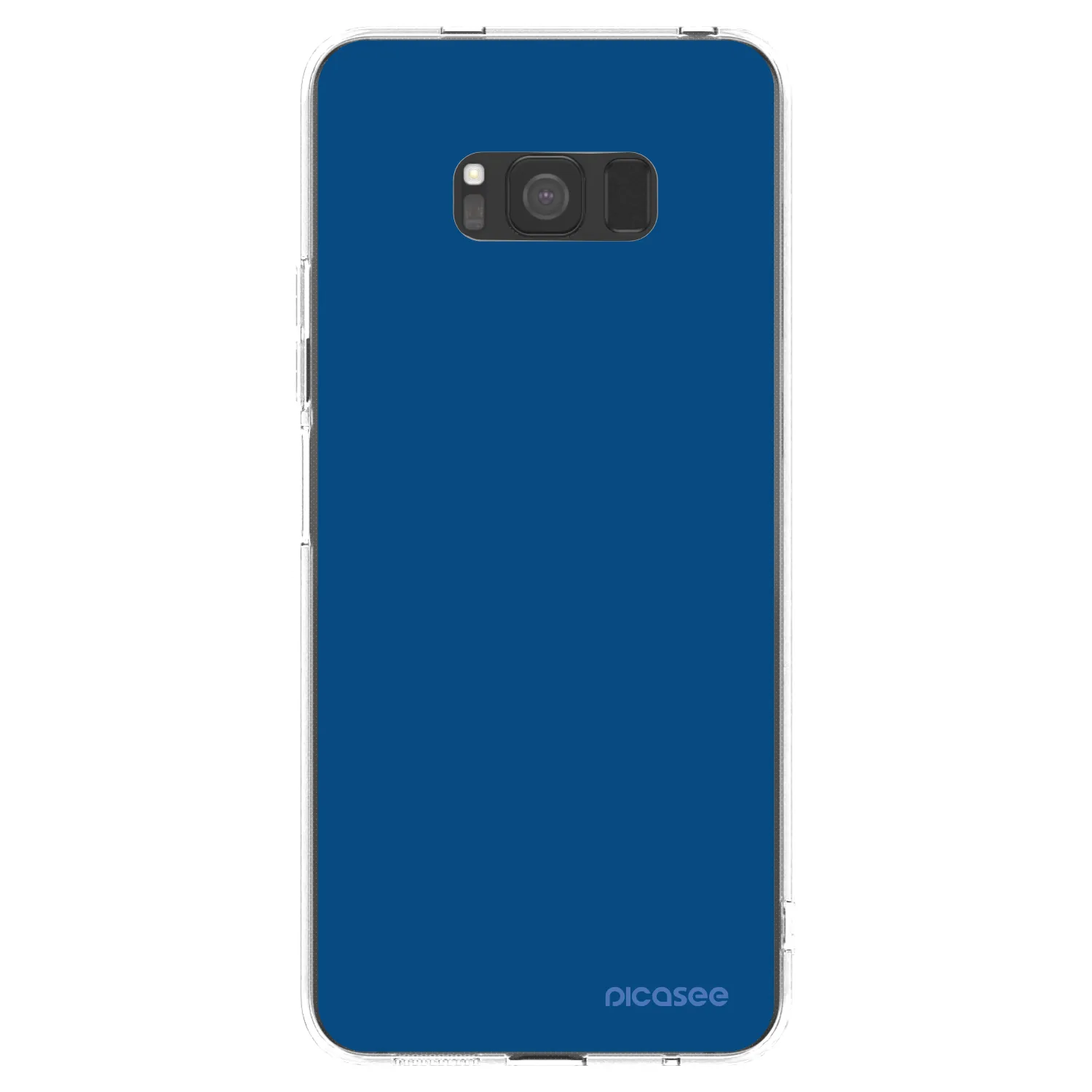 Picasee silikónový prehľadný obal pre Samsung Galaxy S8 G950F - Navy Blue