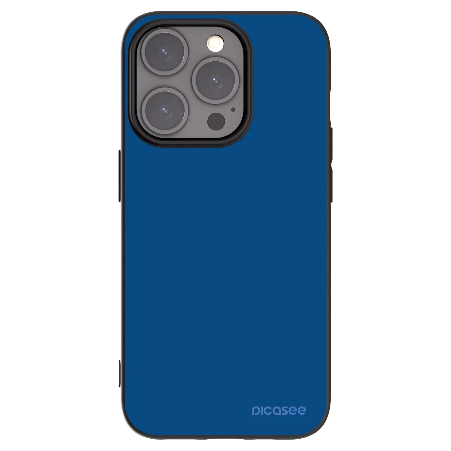 Silikónový čierny obal pre Apple iPhone 15 Pro - Navy Blue