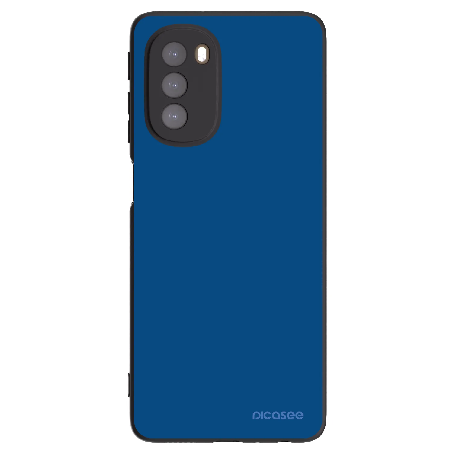 Picasee silikónový čierny obal pre Motorola Moto G51 - Navy Blue