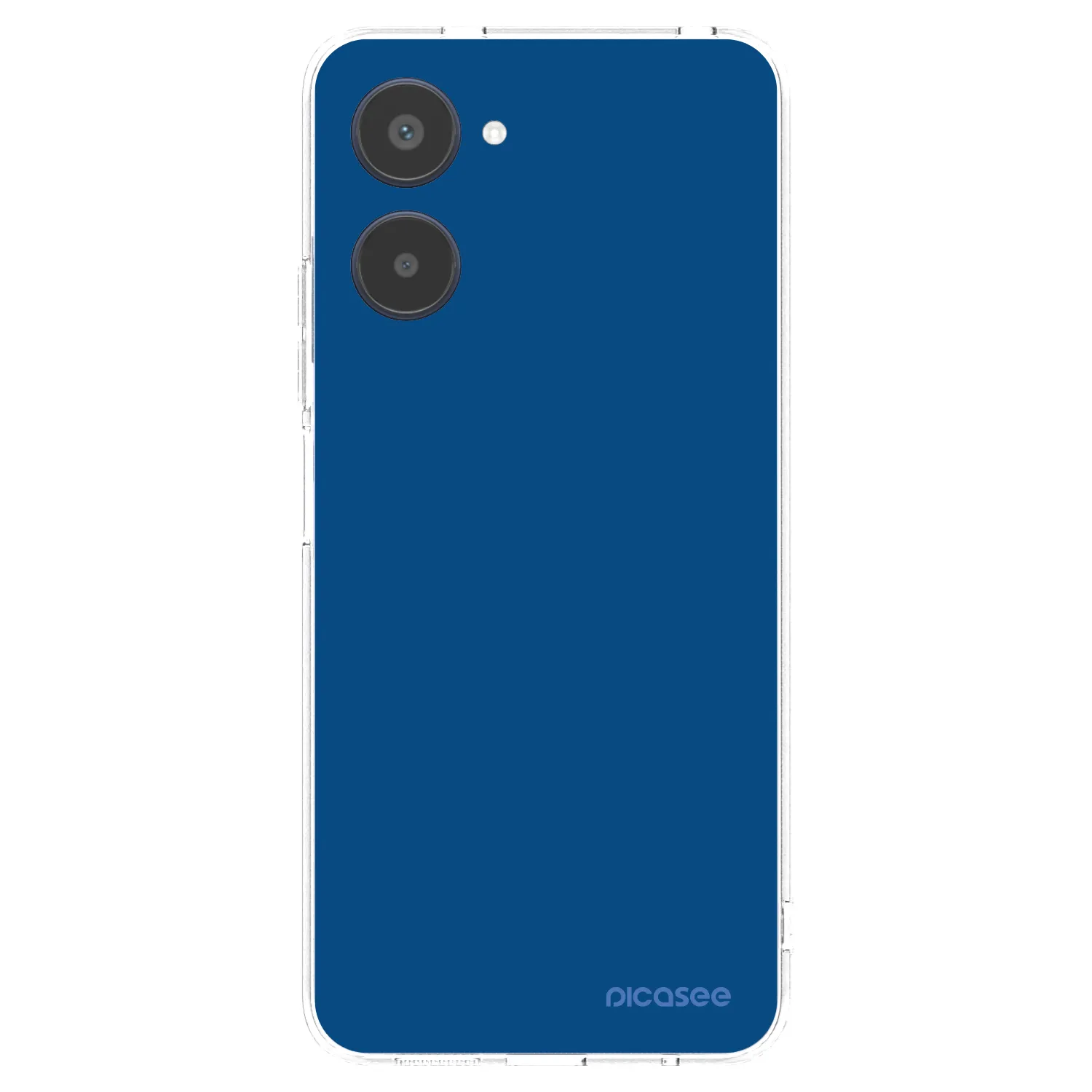 Picasee silikónový prehľadný obal pre Realme 10 4G - Navy Blue