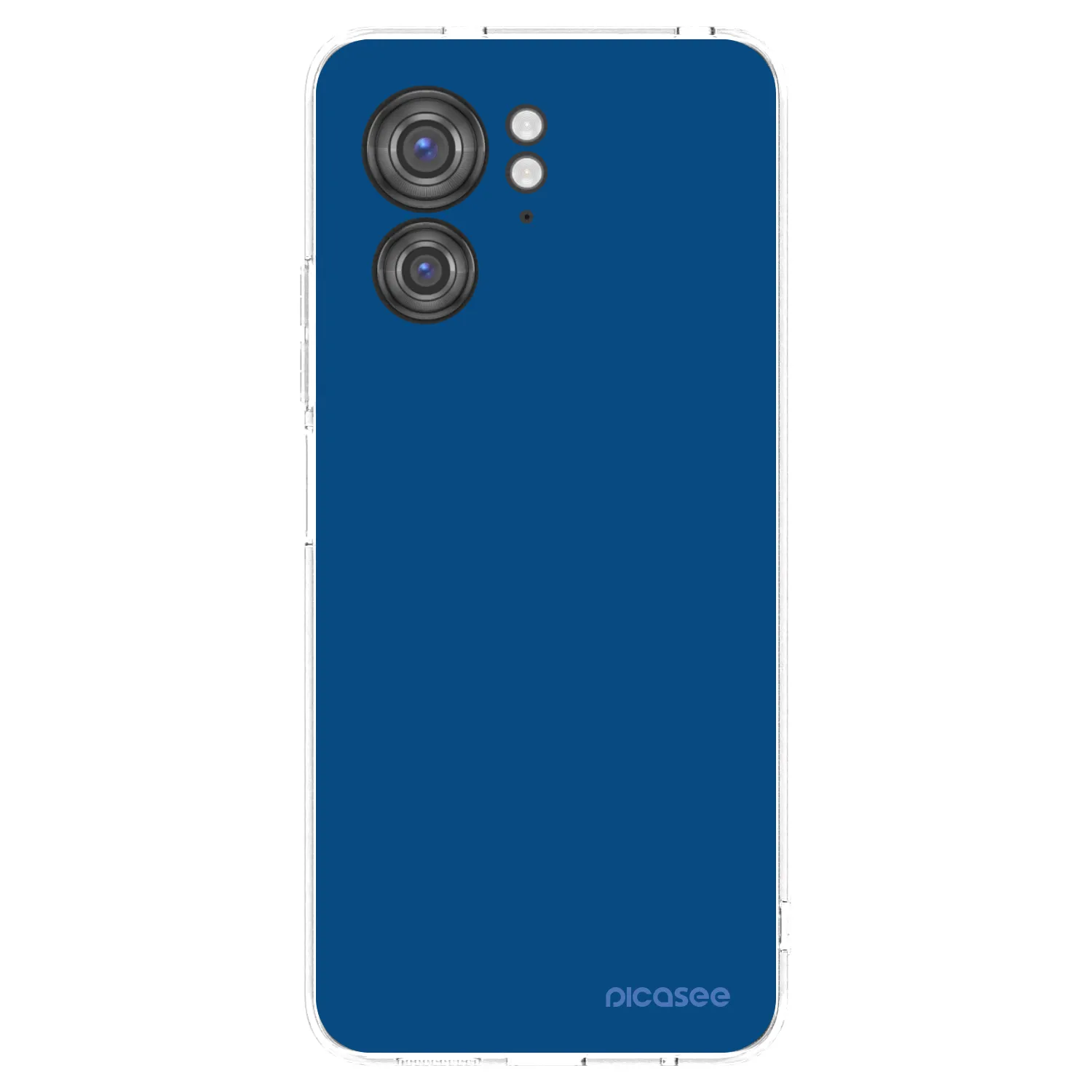Picasee silikónový prehľadný obal pre Motorola Edge 40 - Navy Blue