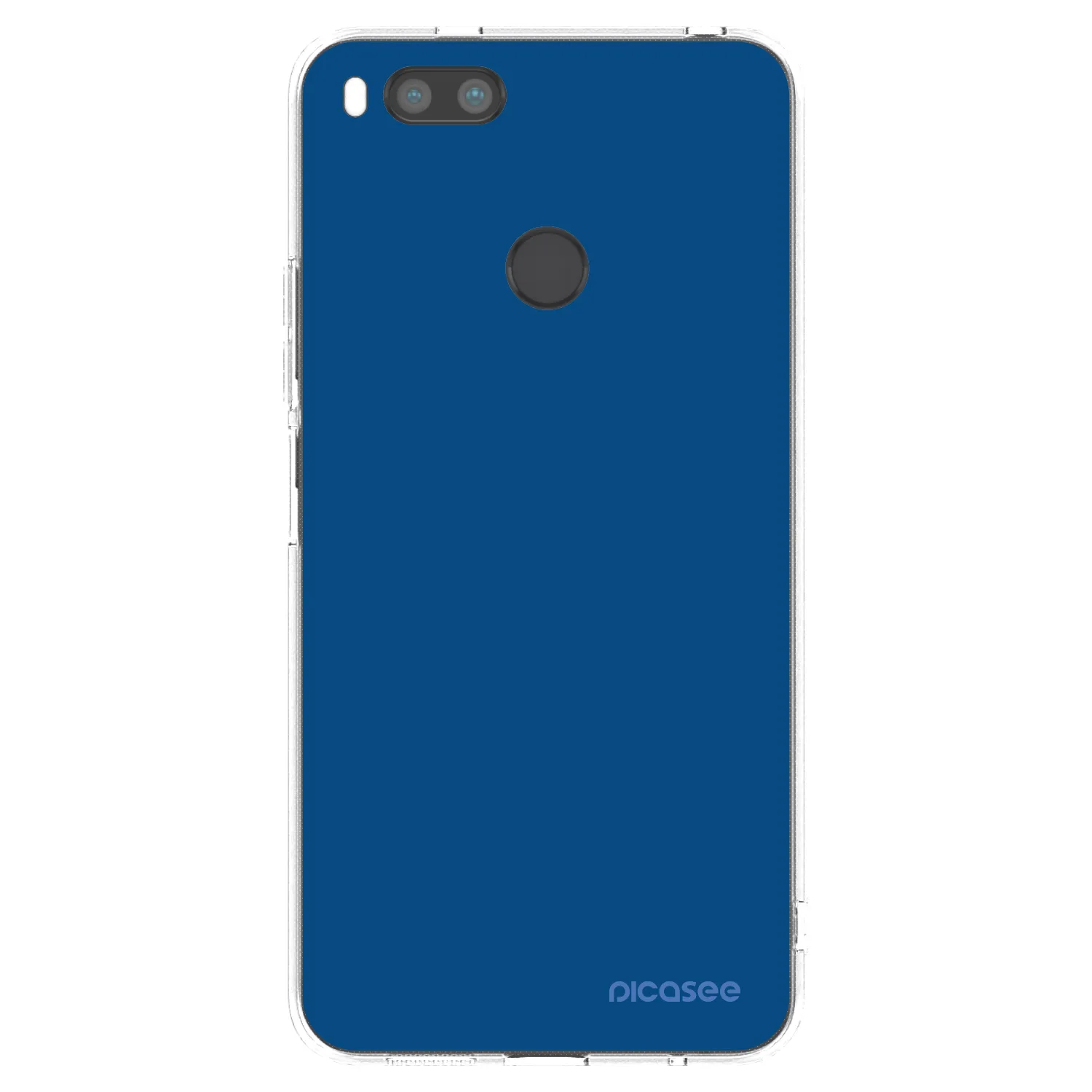 Picasee silikónový prehľadný obal pre Xiaomi Mi A1 Global - Navy Blue