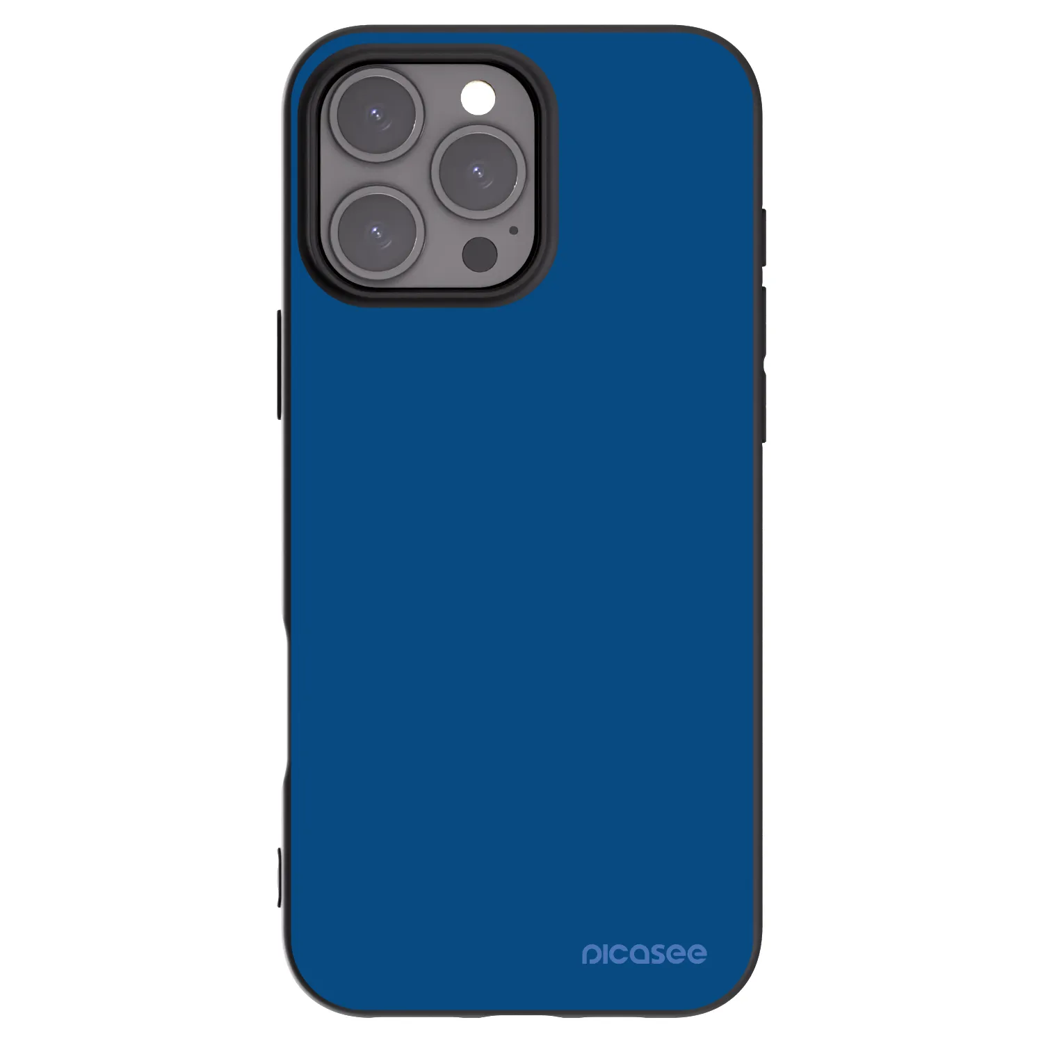 Picasee silikónový čierny obal pre Apple iPhone 16 Pro Max - Navy Blue