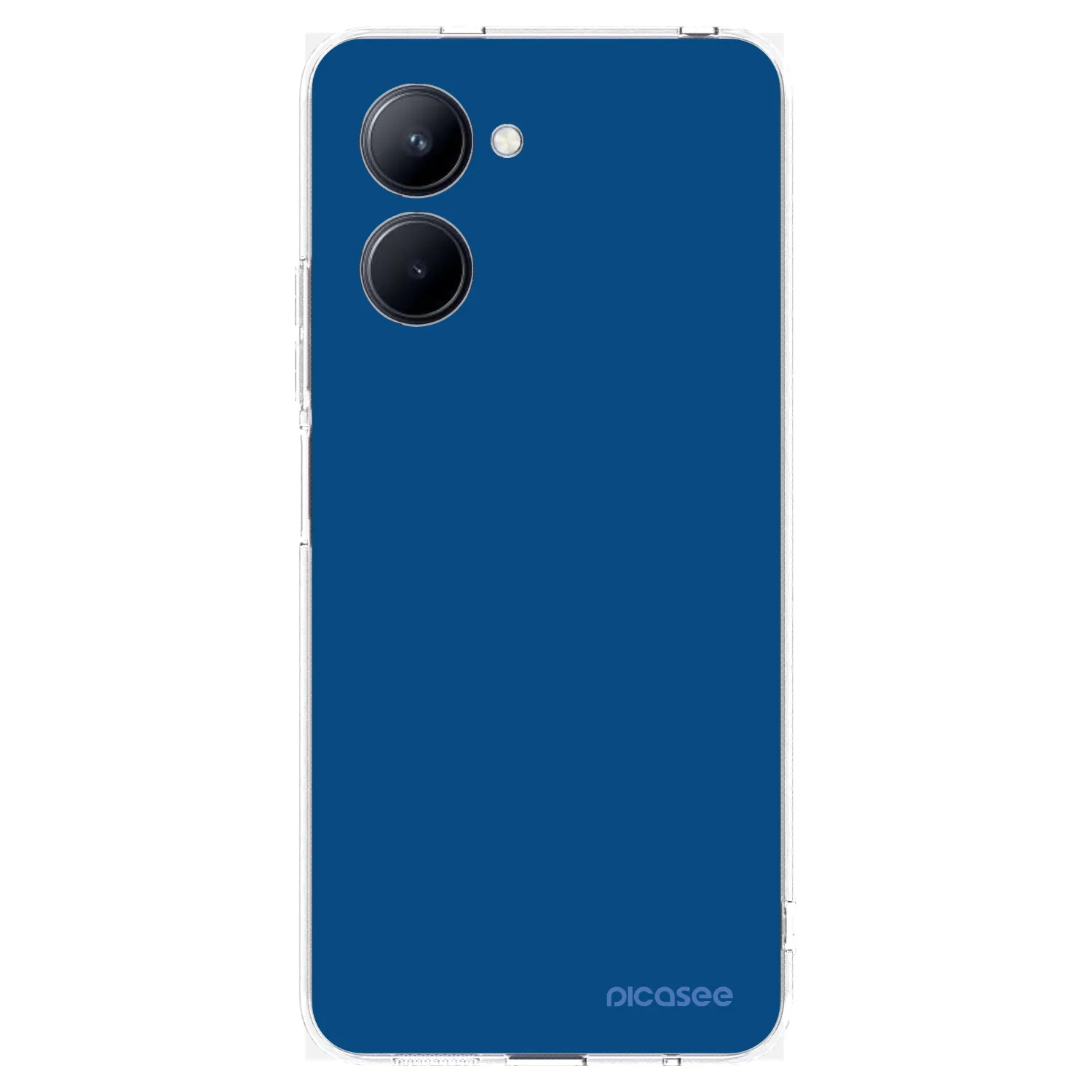 Picasee silikónový prehľadný obal pre Realme C33 (2023) - Navy Blue