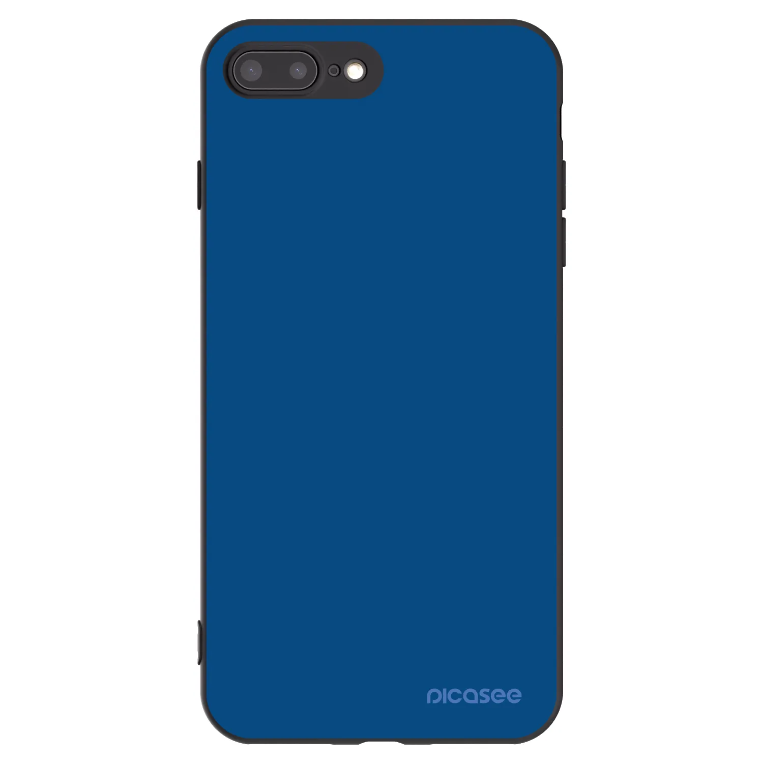 Picasee silikónový čierny obal pre Apple iPhone 8 Plus - Navy Blue
