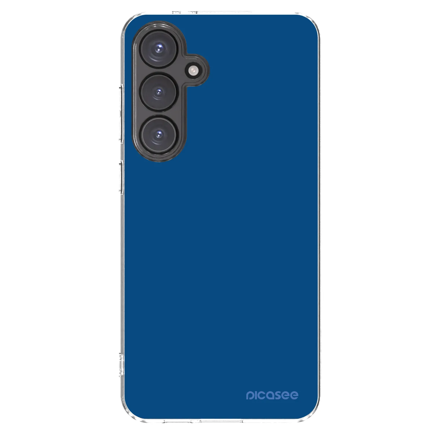 Picasee silikónový prehľadný obal pre Samsung Galaxy S24 FE S721B - Navy Blue