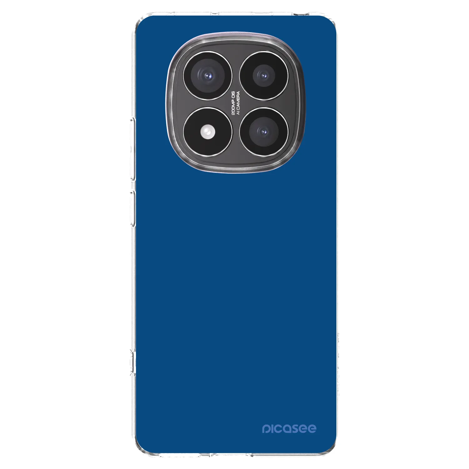 Picasee silikónový prehľadný obal pre Xiaomi Redmi Note 14 Pro+ 5G - Navy Blue