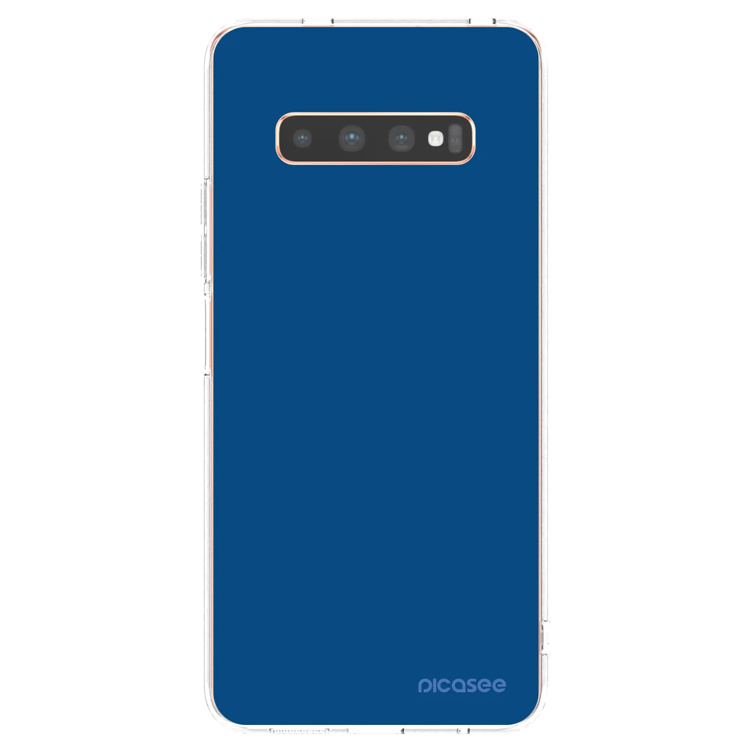 Picasee silikónový prehľadný obal pre Samsung Galaxy S10 Plus G975 - Navy Blue