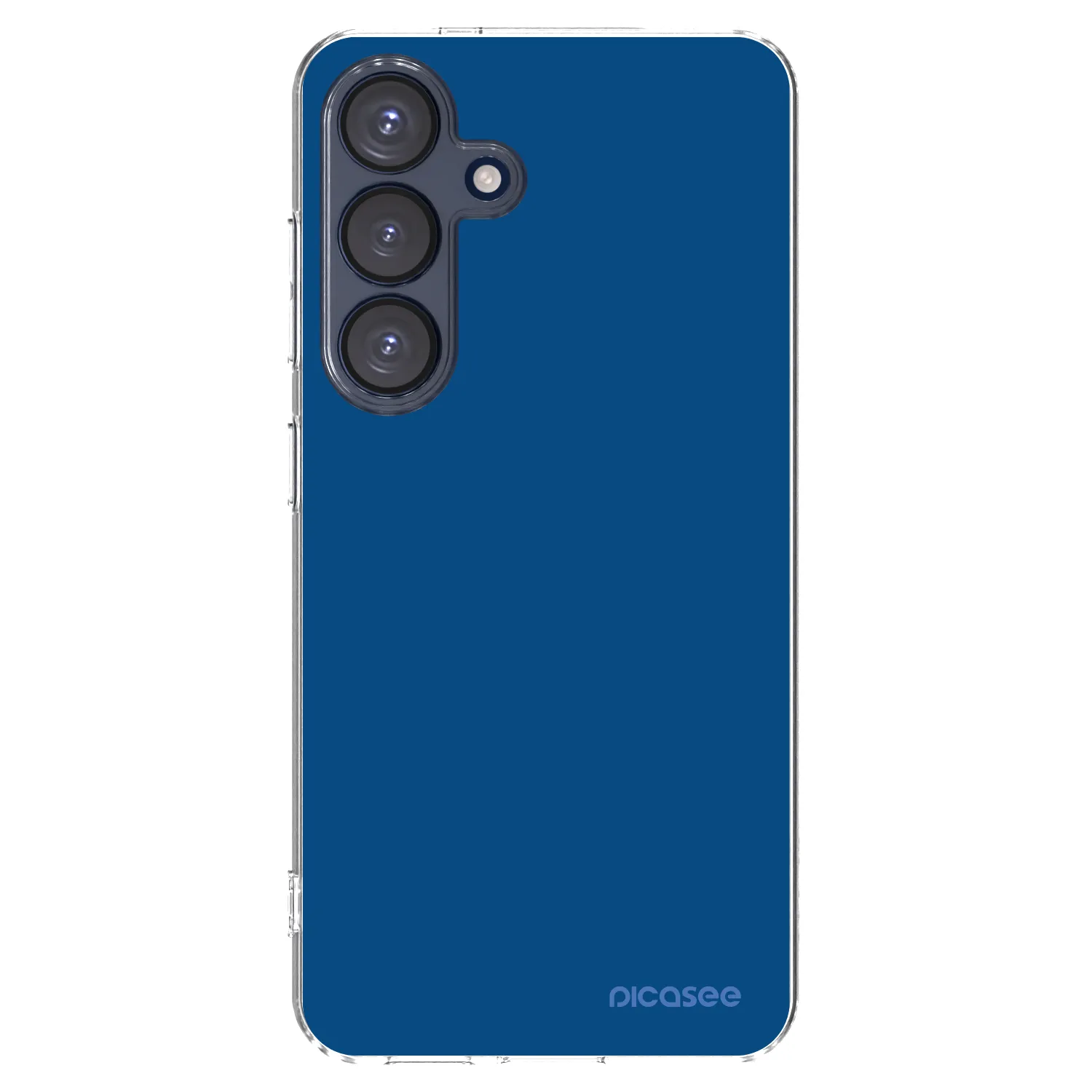 Picasee silikónový prehľadný obal pre Samsung Galaxy S25 5G - Navy Blue