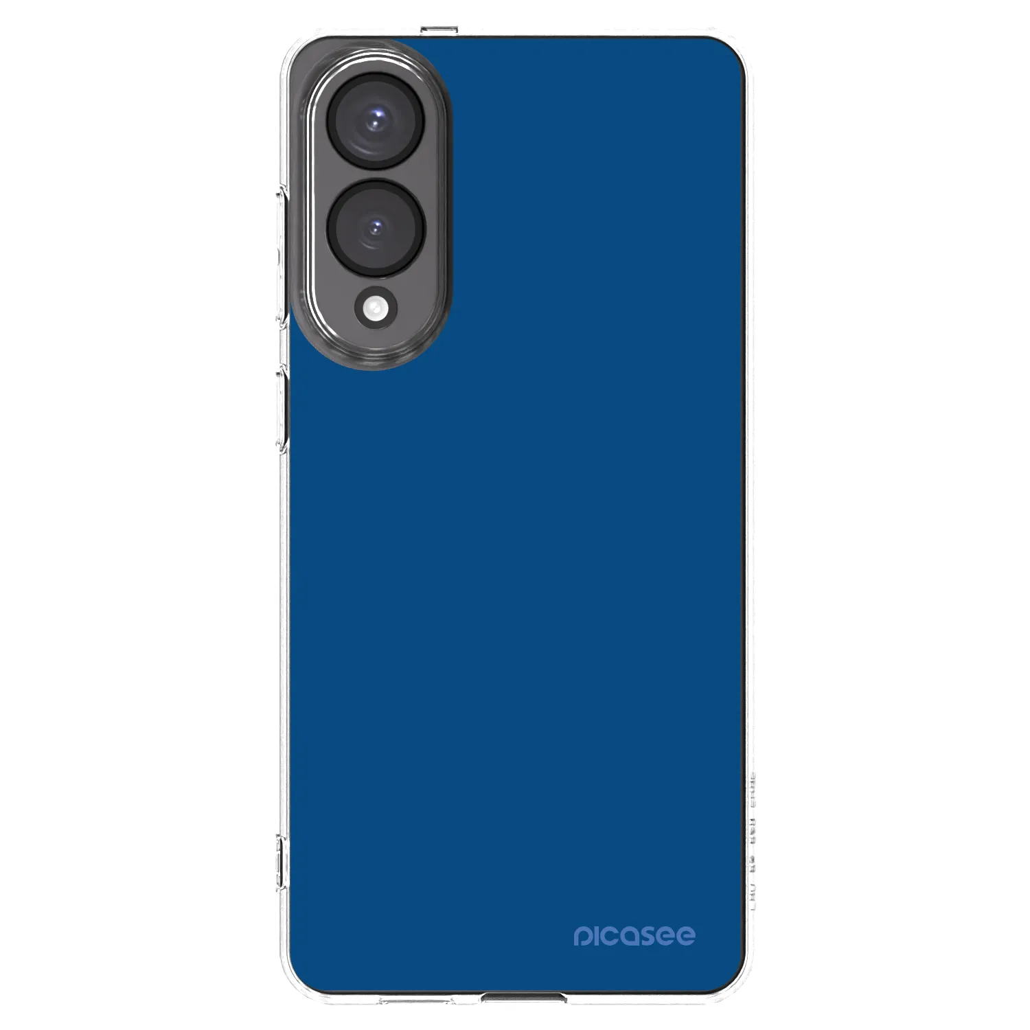 Picasee silikónový prehľadný obal pre Samsung Galaxy S25 Edge 5G - Navy Blue