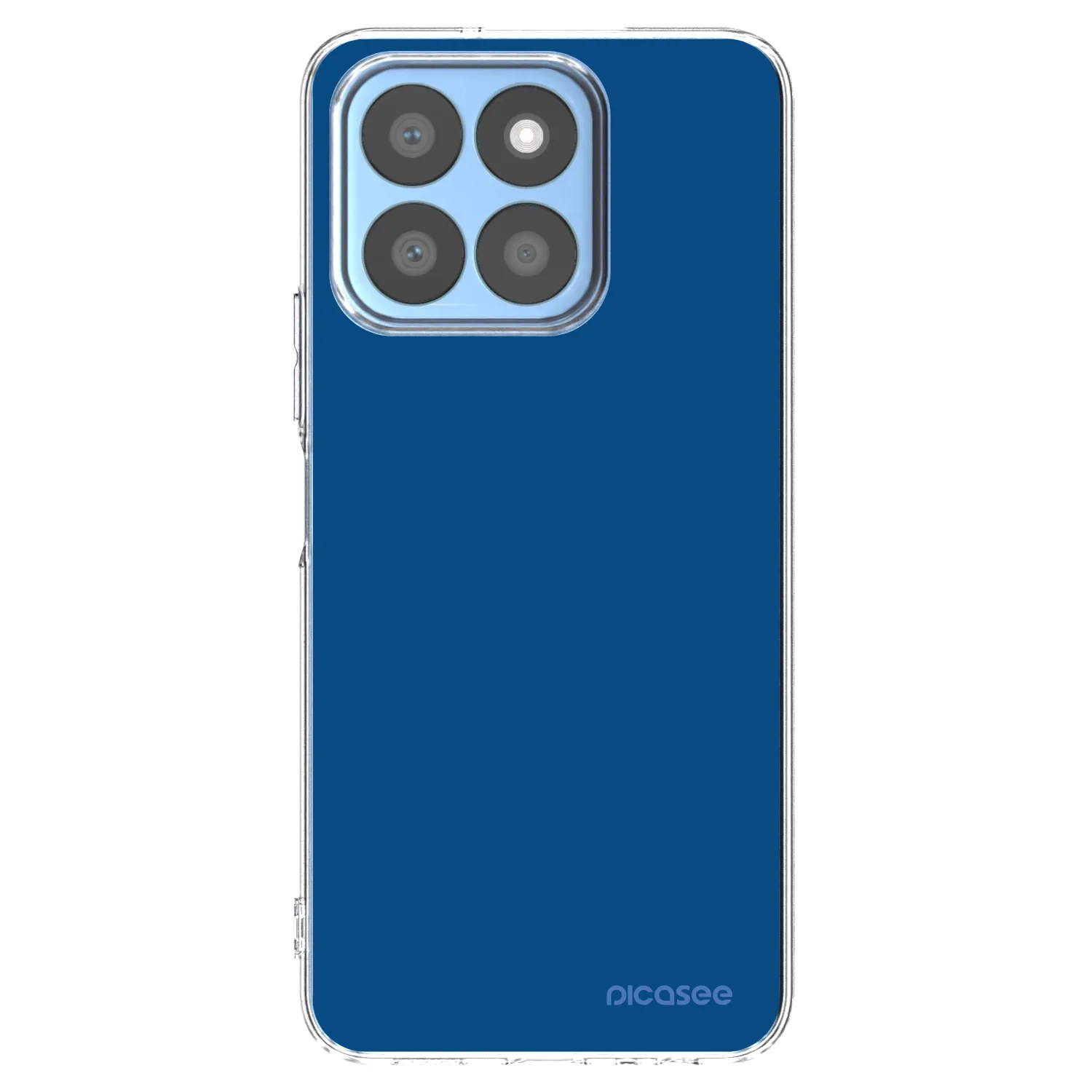 Picasee silikónový prehľadný obal pre Honor X8c - Navy Blue