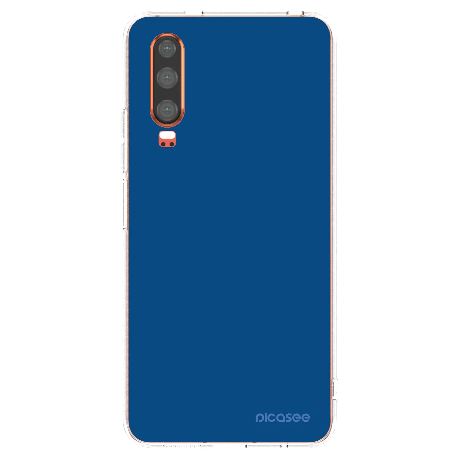 Picasee silikónový prehľadný obal pre Huawei P30 - Navy Blue