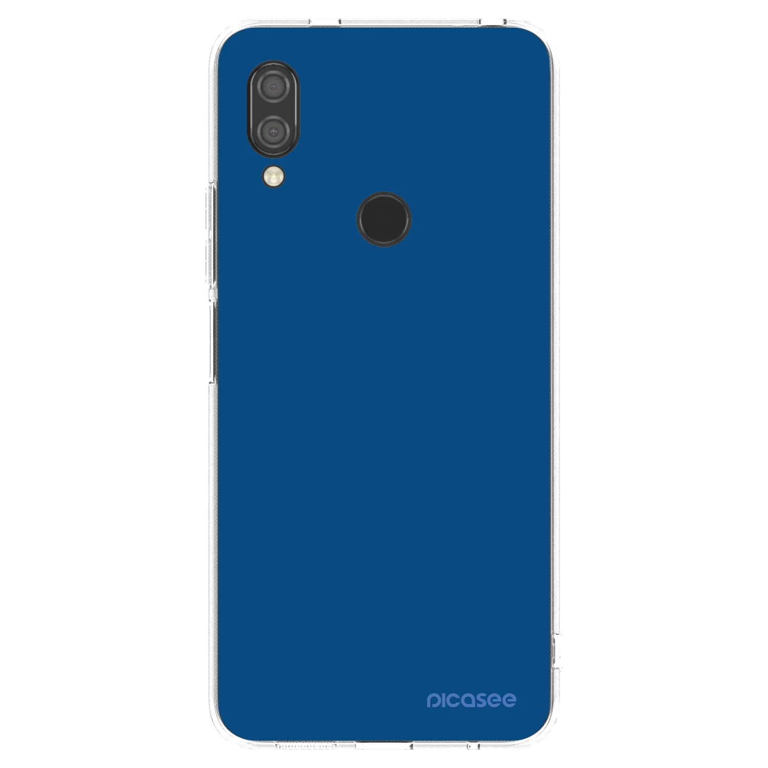 Picasee silikónový prehľadný obal pre Xiaomi Redmi 7 - Navy Blue