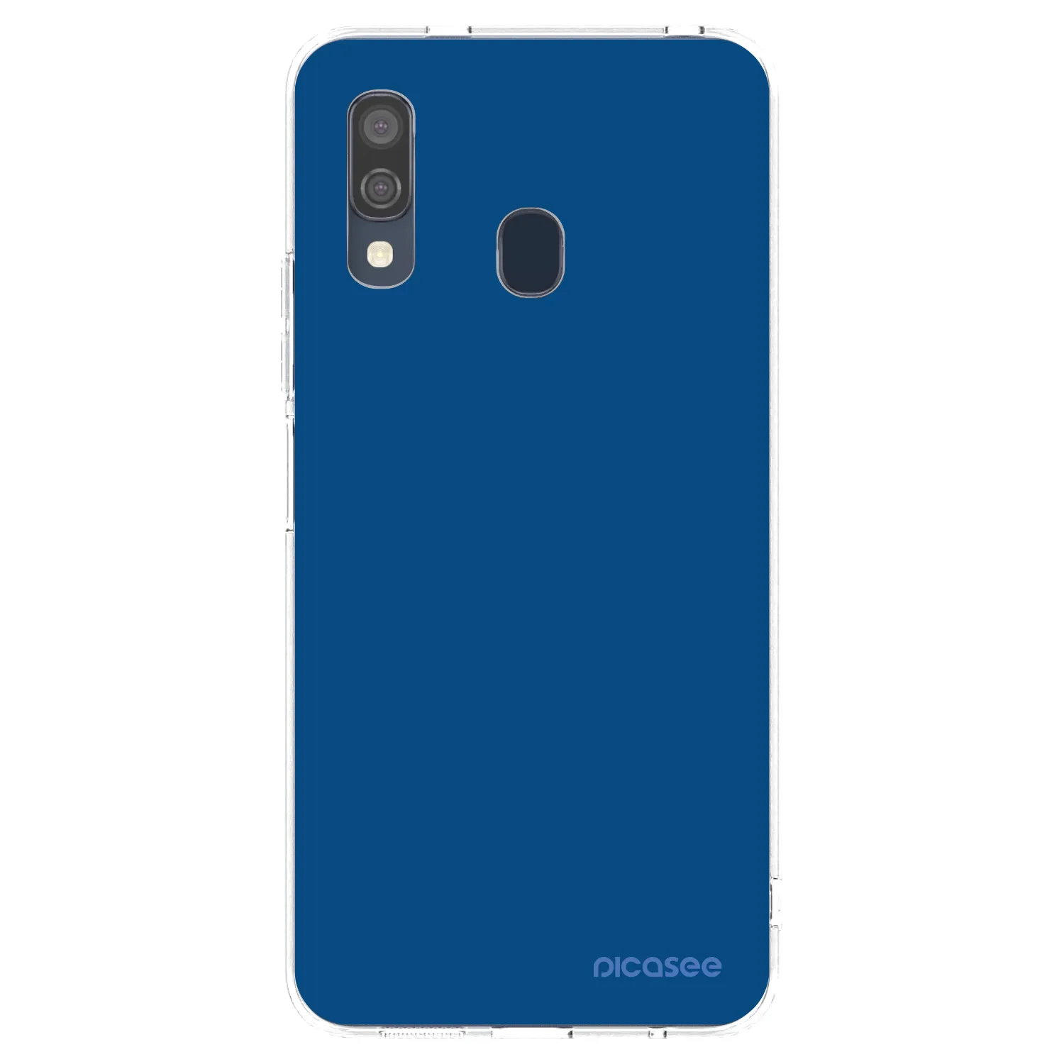 Picasee silikónový prehľadný obal pre Samsung Galaxy A40 A405F - Navy Blue