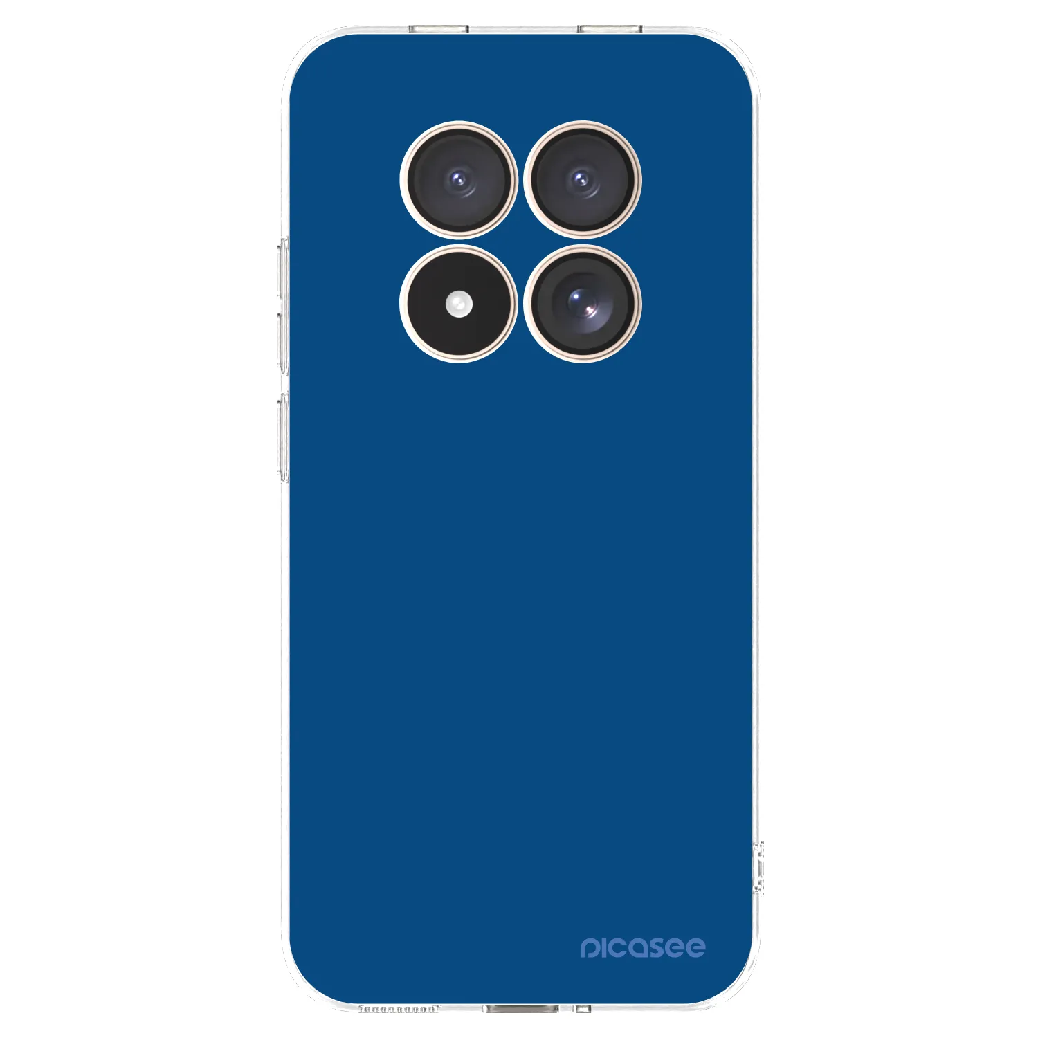 Picasee silikónový prehľadný obal pre Xiaomi Redmi Note 15 Pro 4G - Navy Blue