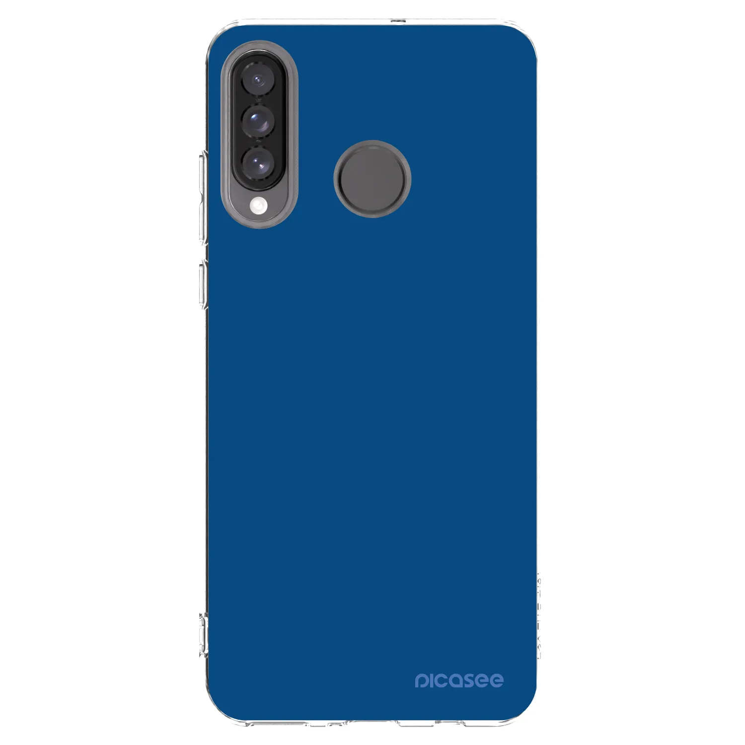 Picasee silikónový prehľadný obal pre Huawei P30 Lite - Navy Blue