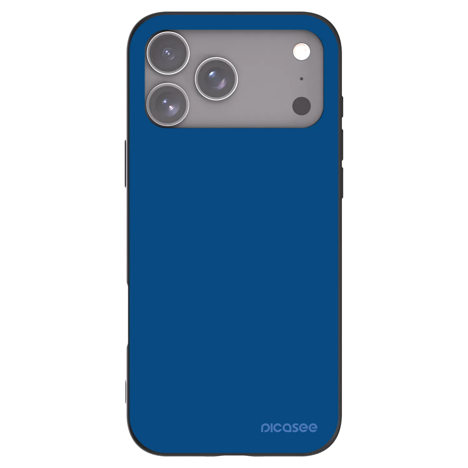 Picasee silikónový čierny obal pre Apple iPhone 18 Pro Max - Navy Blue