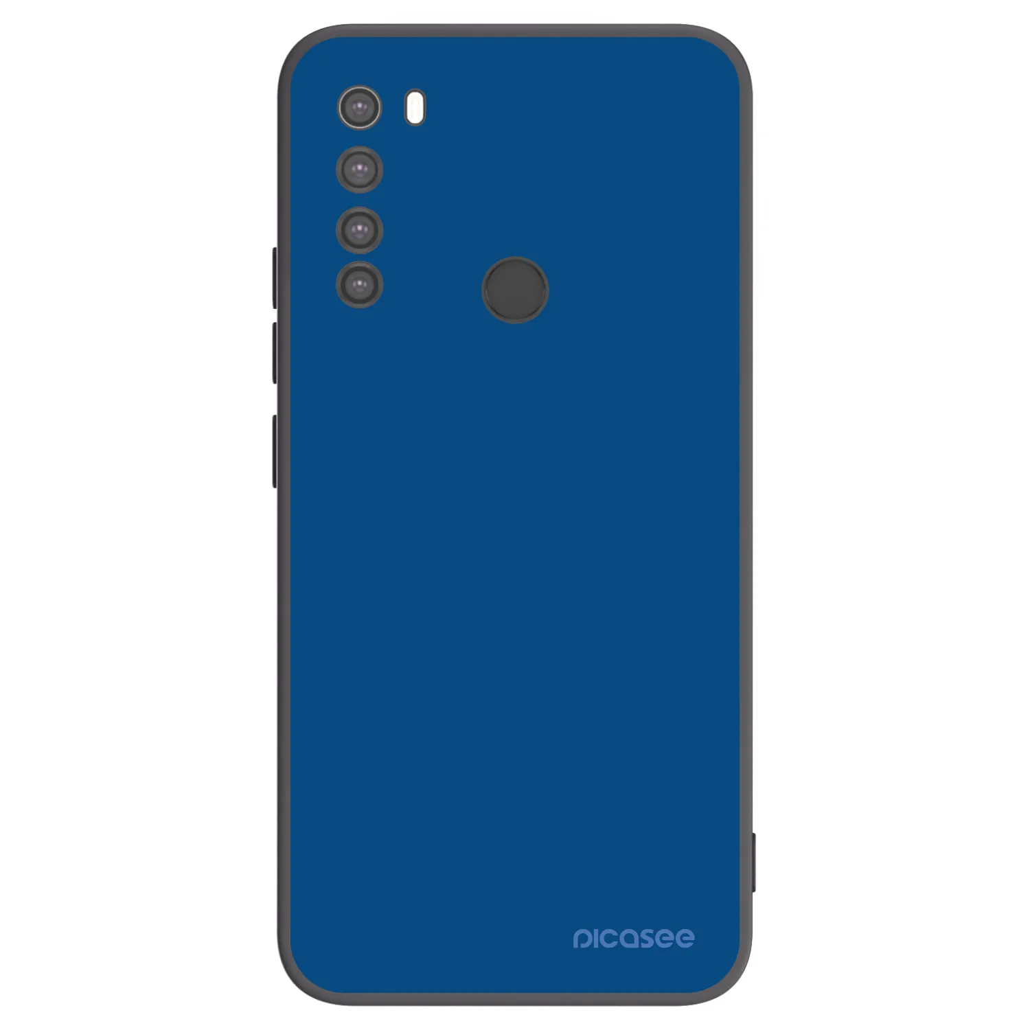 Picasee silikónový čierny obal pre Xiaomi Redmi Note 8 - Navy Blue