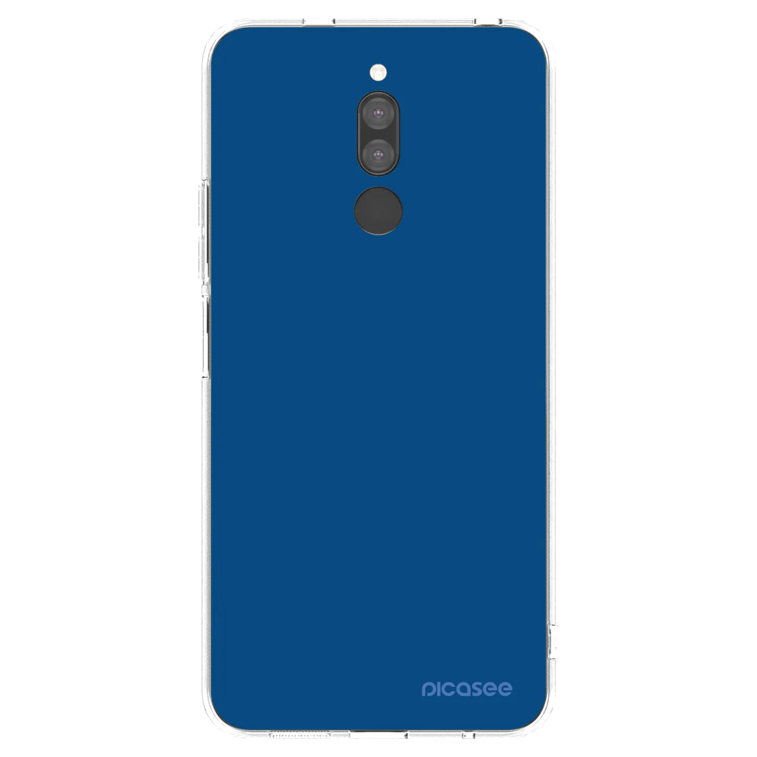 Silikónový prehľadný obal pre Xiaomi Redmi 8 - Navy Blue
