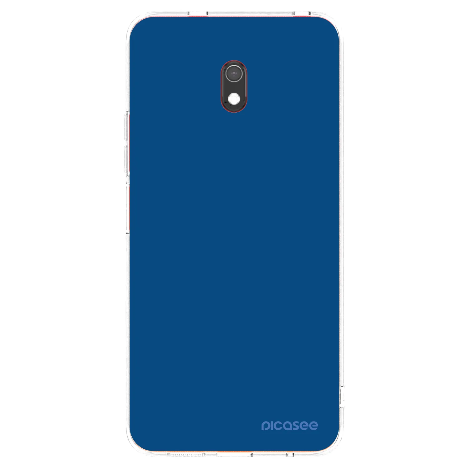 Picasee silikónový prehľadný obal pre Xiaomi Redmi 8A - Navy Blue