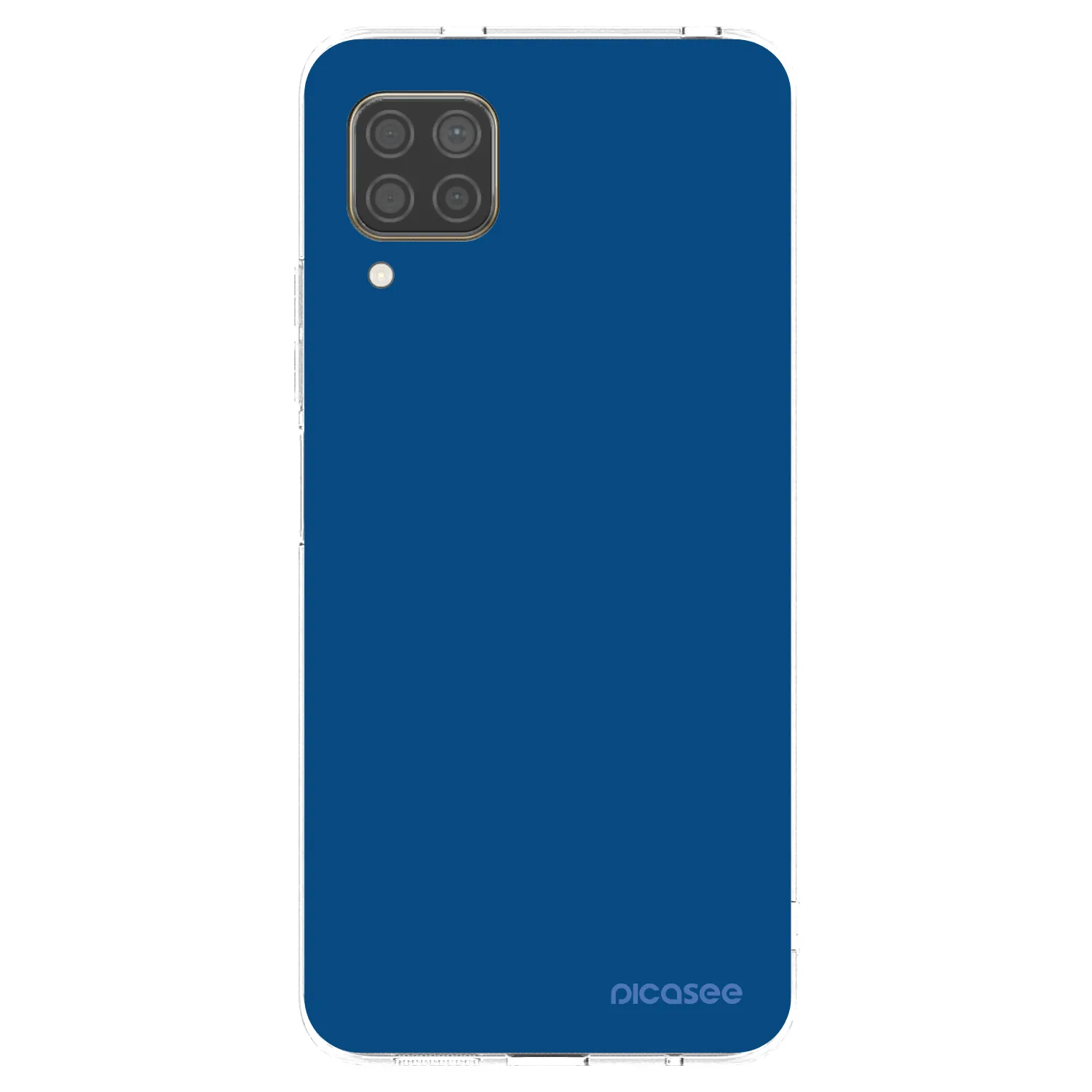 Picasee silikónový prehľadný obal pre Huawei P40 Lite - Navy Blue