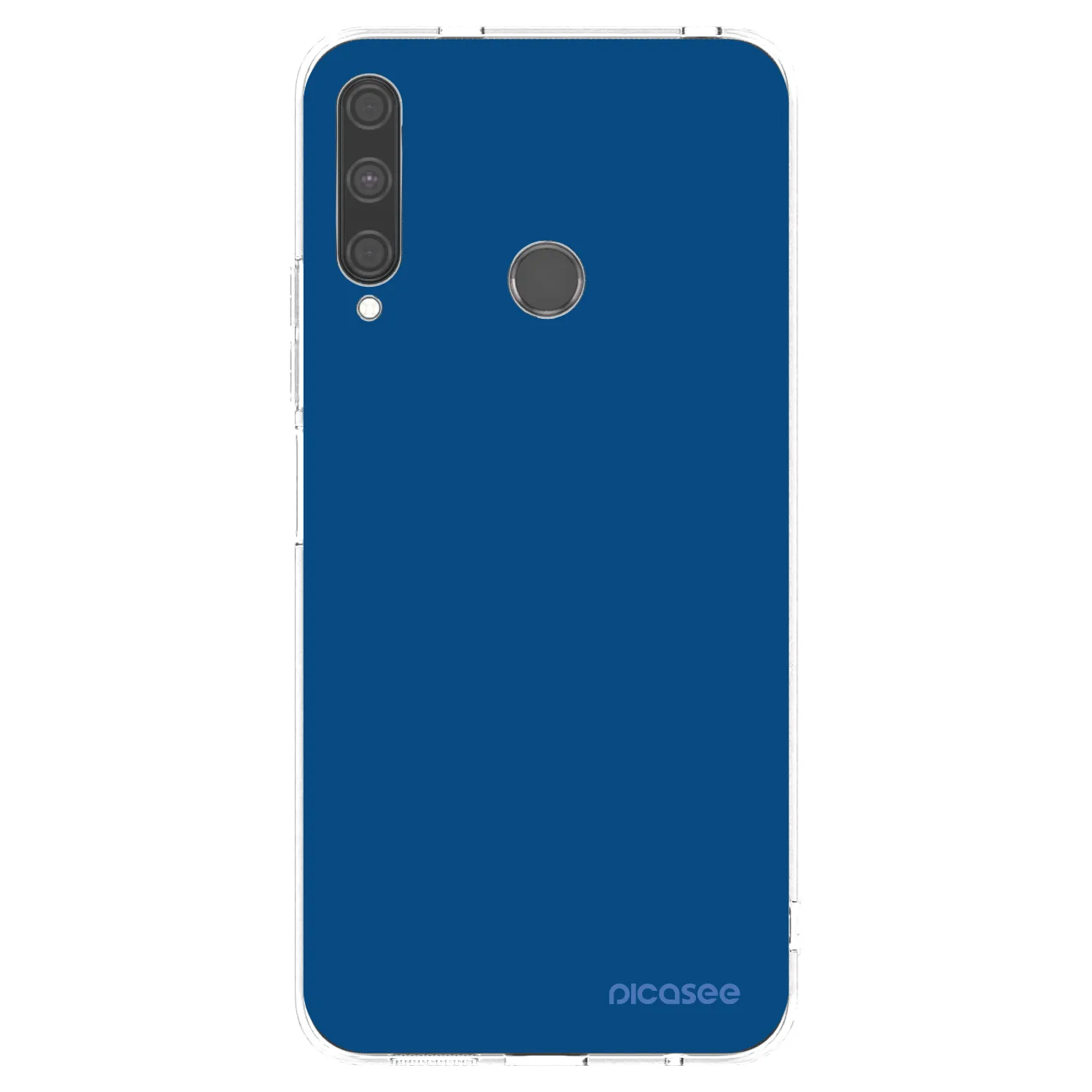 Picasee silikónový prehľadný obal pre Huawei P40 Lite E - Navy Blue