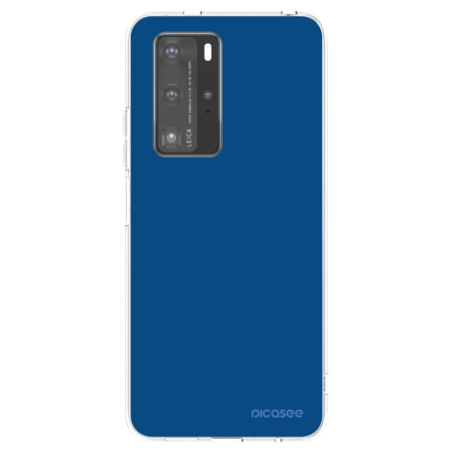 Picasee silikónový prehľadný obal pre Huawei P40 Pro - Navy Blue