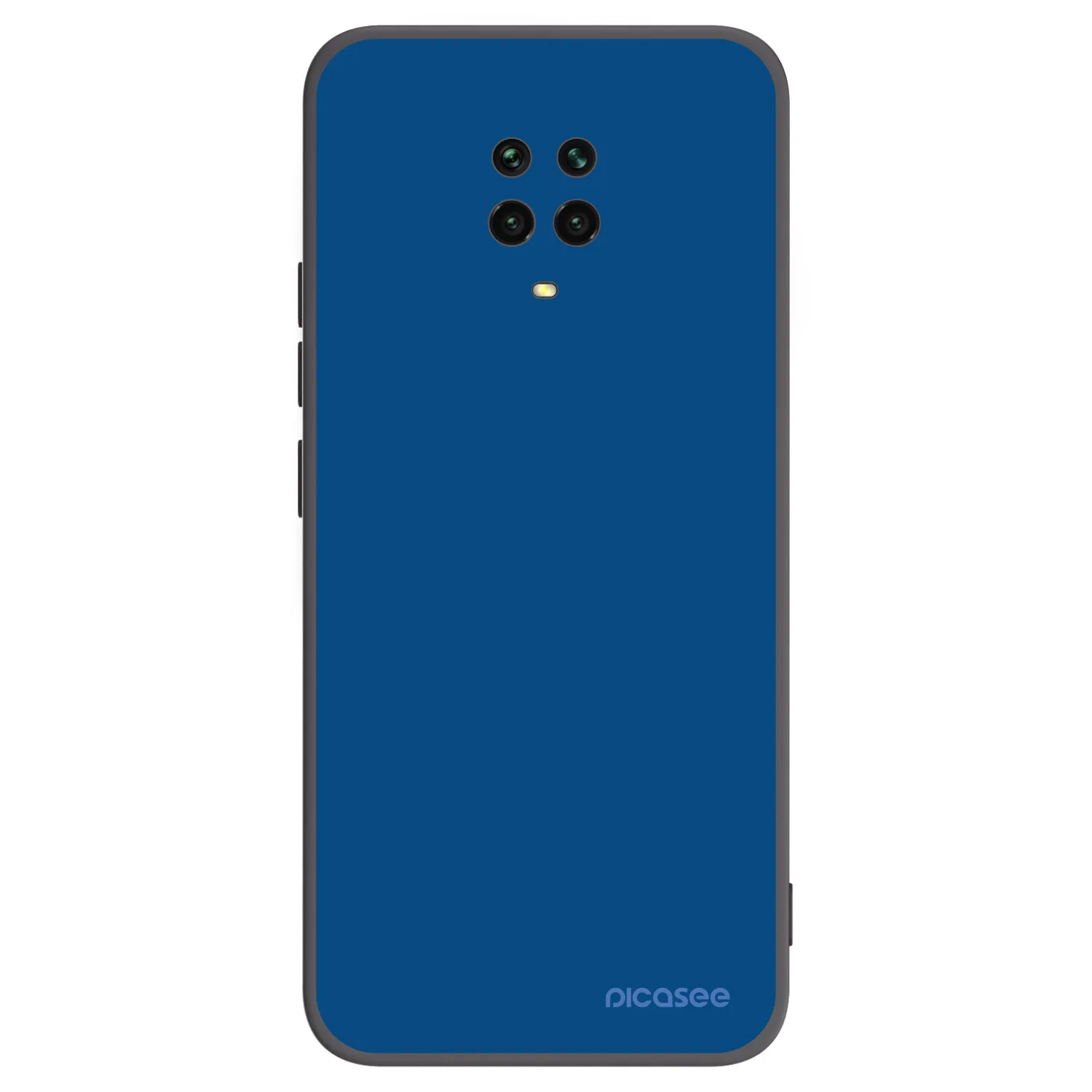 Picasee silikónový čierny obal pre Xiaomi Redmi Note 9 Pro - Navy Blue
